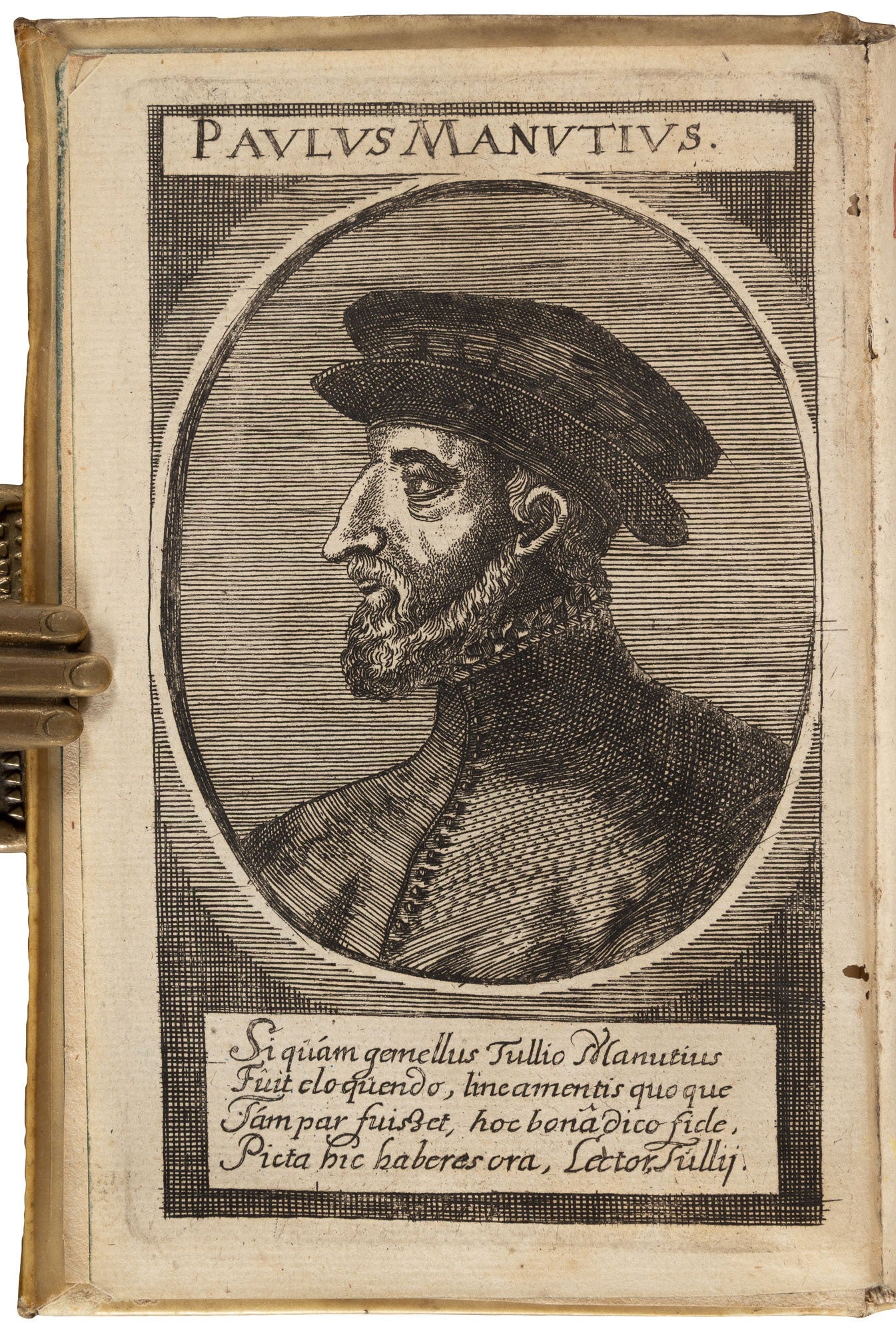 Manutius, Epistolarum Libri XII (Leipzig, 1698) — The Aldine Heir's Letters, Edited by Leibniz's Teacher, from the Princely Oettingen-Wallerstein Library