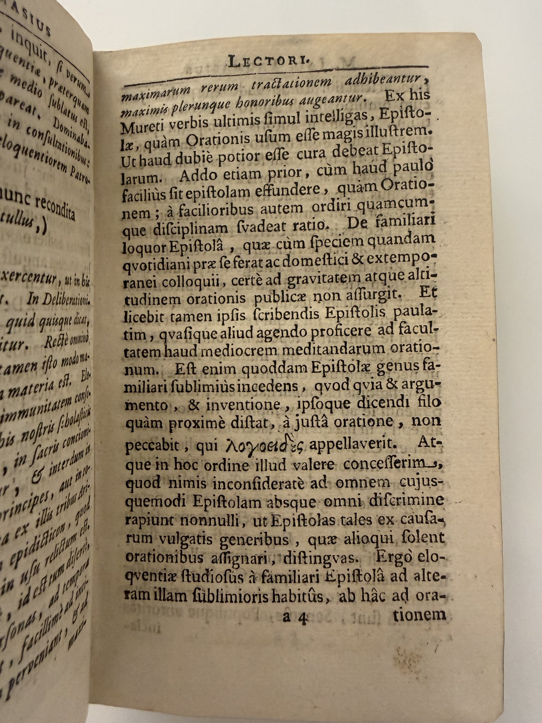 Manutius, Epistolarum Libri XII (Leipzig, 1698) — The Aldine Heir's Letters, Edited by Leibniz's Teacher, from the Princely Oettingen-Wallerstein Library