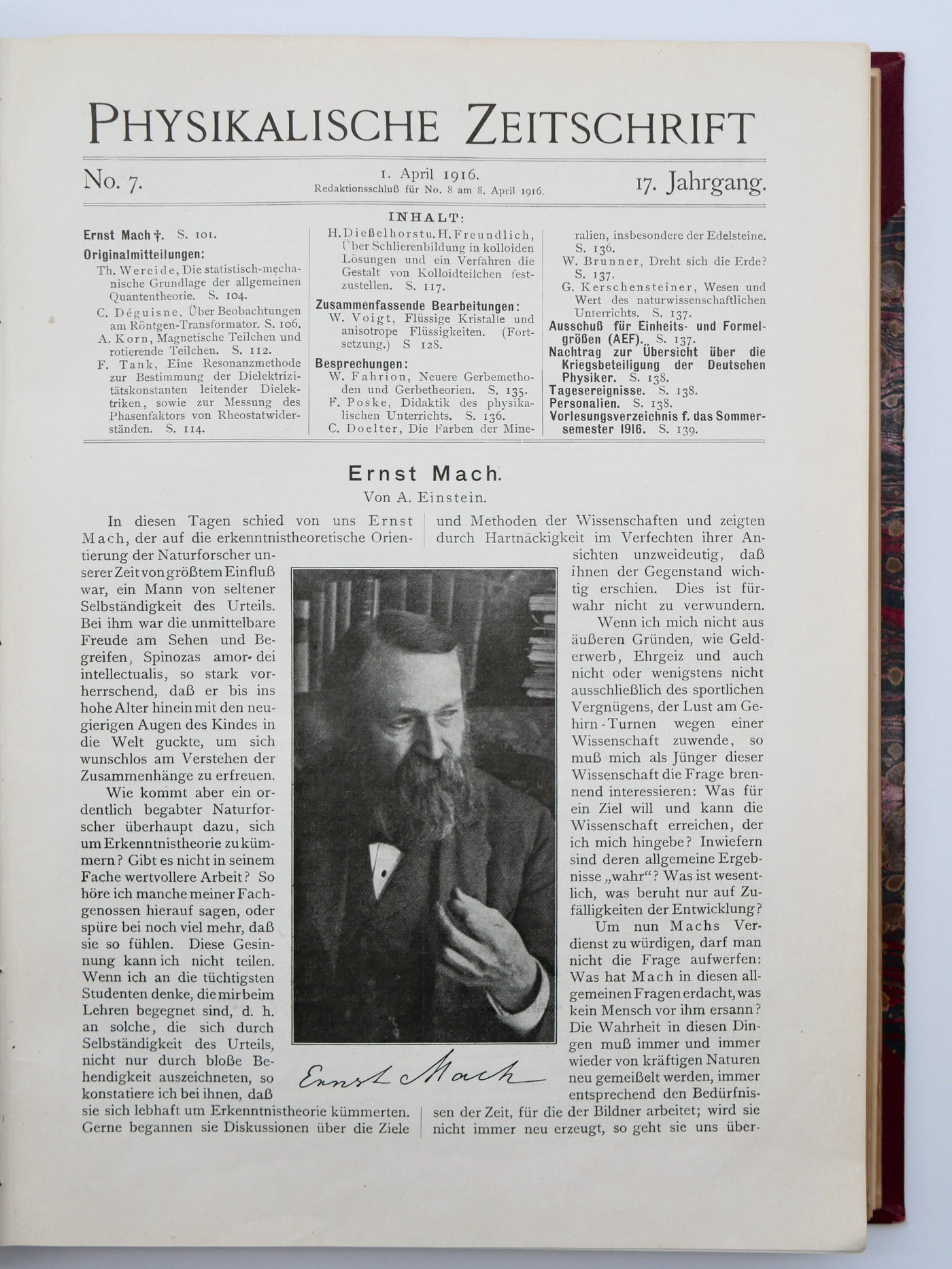 Einstein on Planck, Mach, Newton, and the Architects of Modern Physics