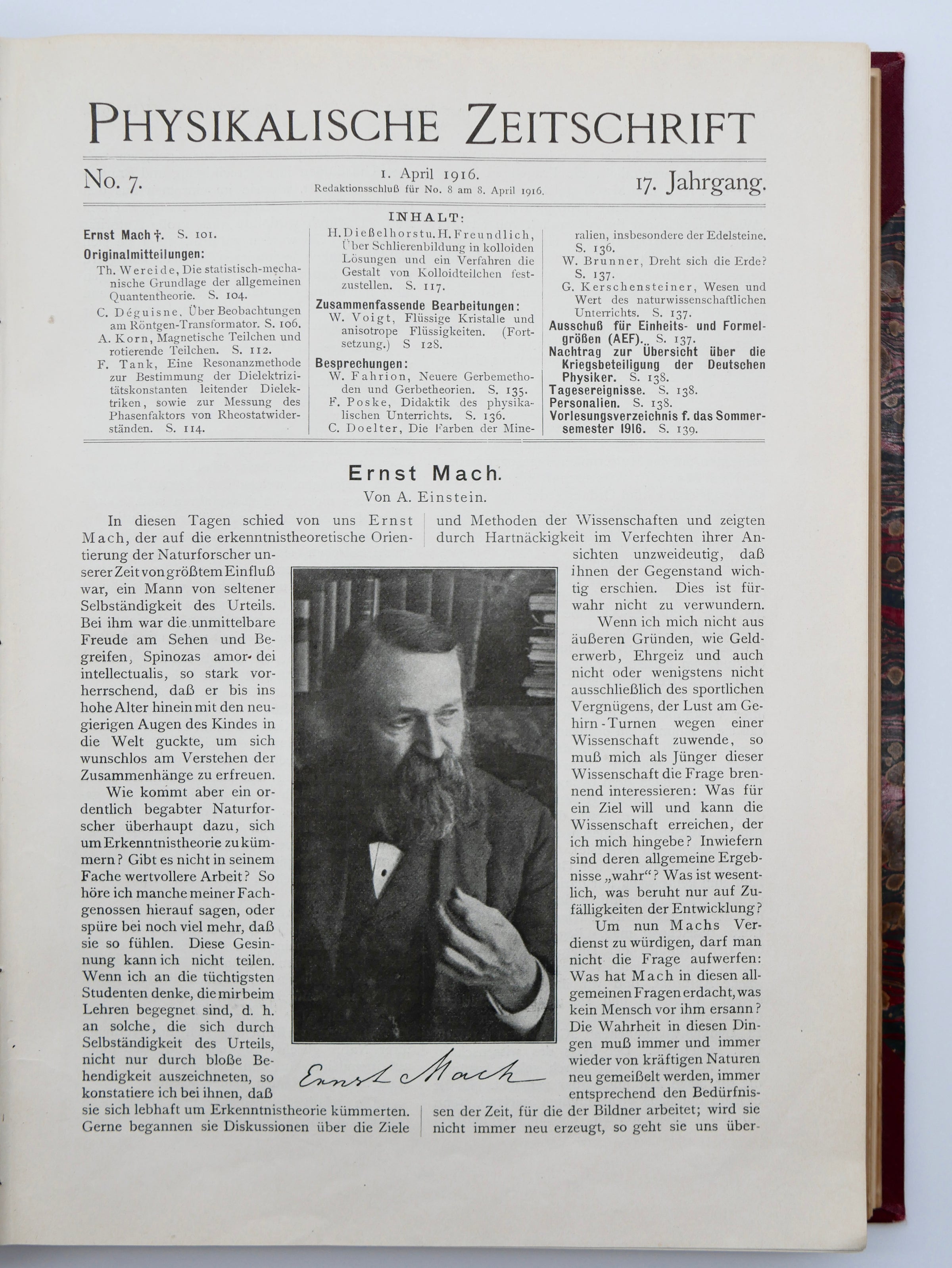 Einstein on Planck, Mach, Newton, and the Architects of Modern Physics