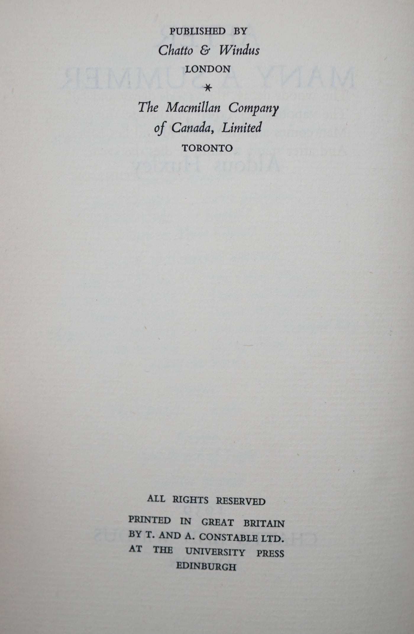 Aldous Huxley’s California Satire in the Original Dust Jacket