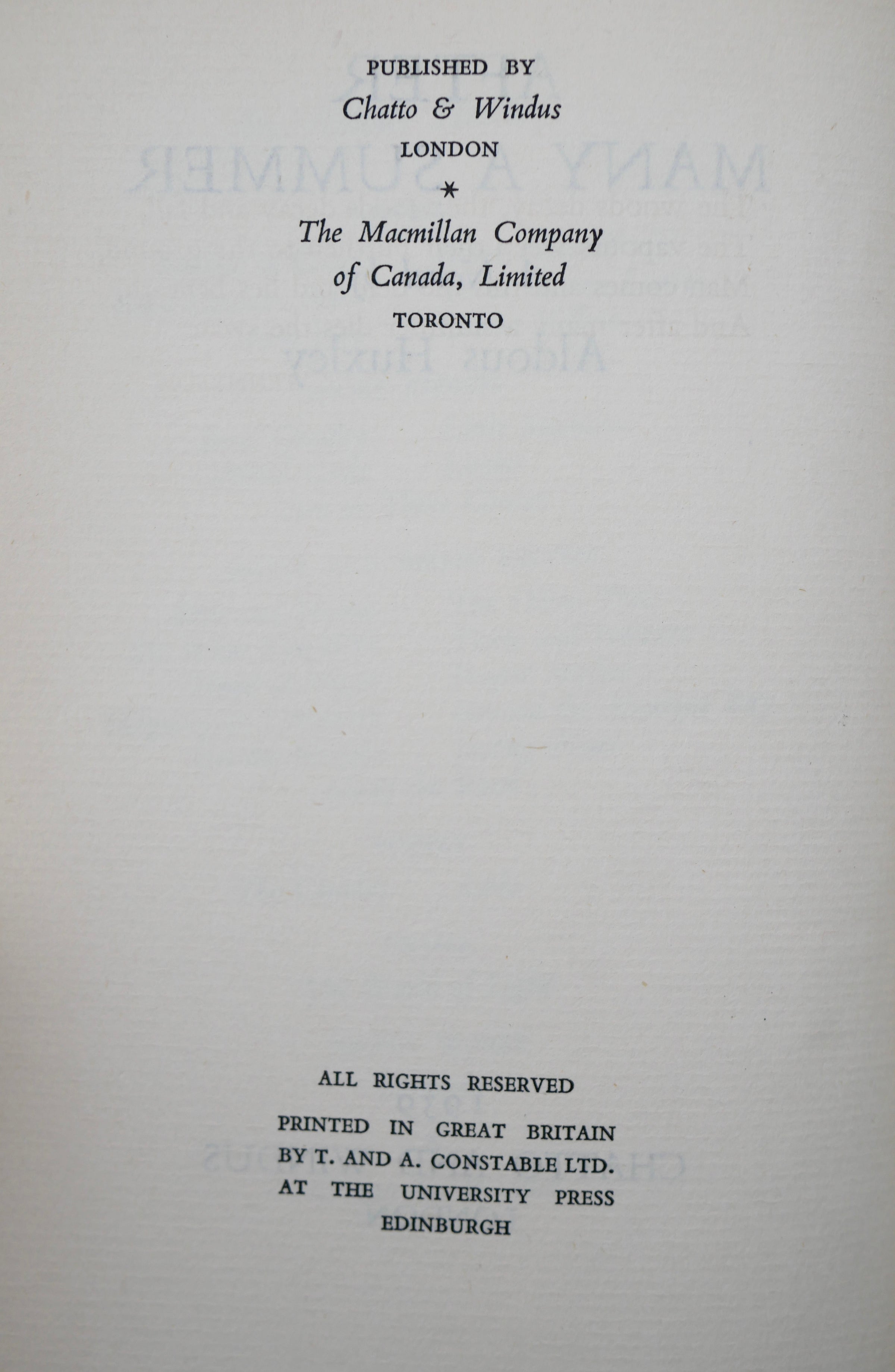 Aldous Huxley’s California Satire in the Original Dust Jacket