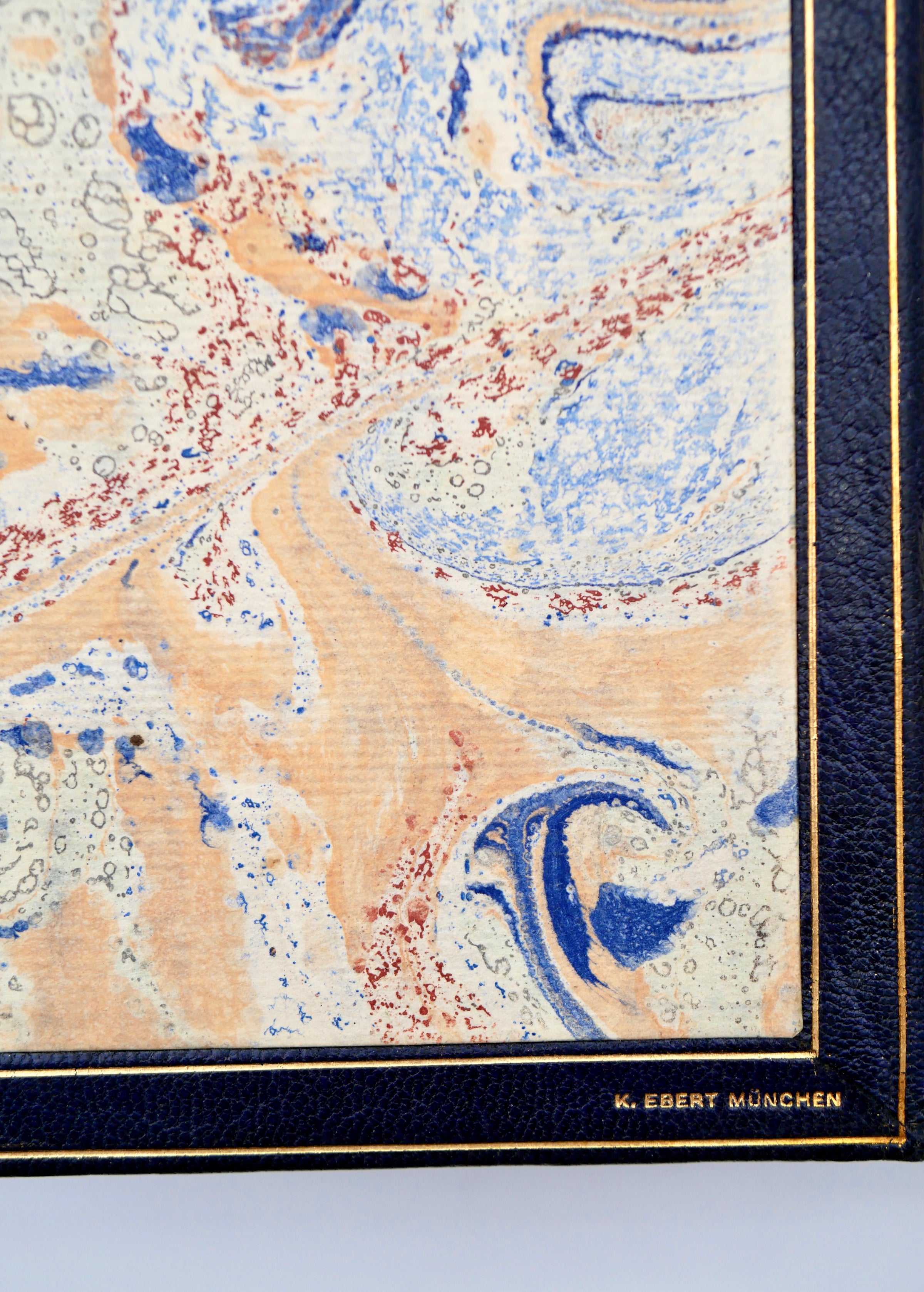 The illustrated Prachtausgabe of Hermann und Dorothea, in a signed Karl Ebert art binding