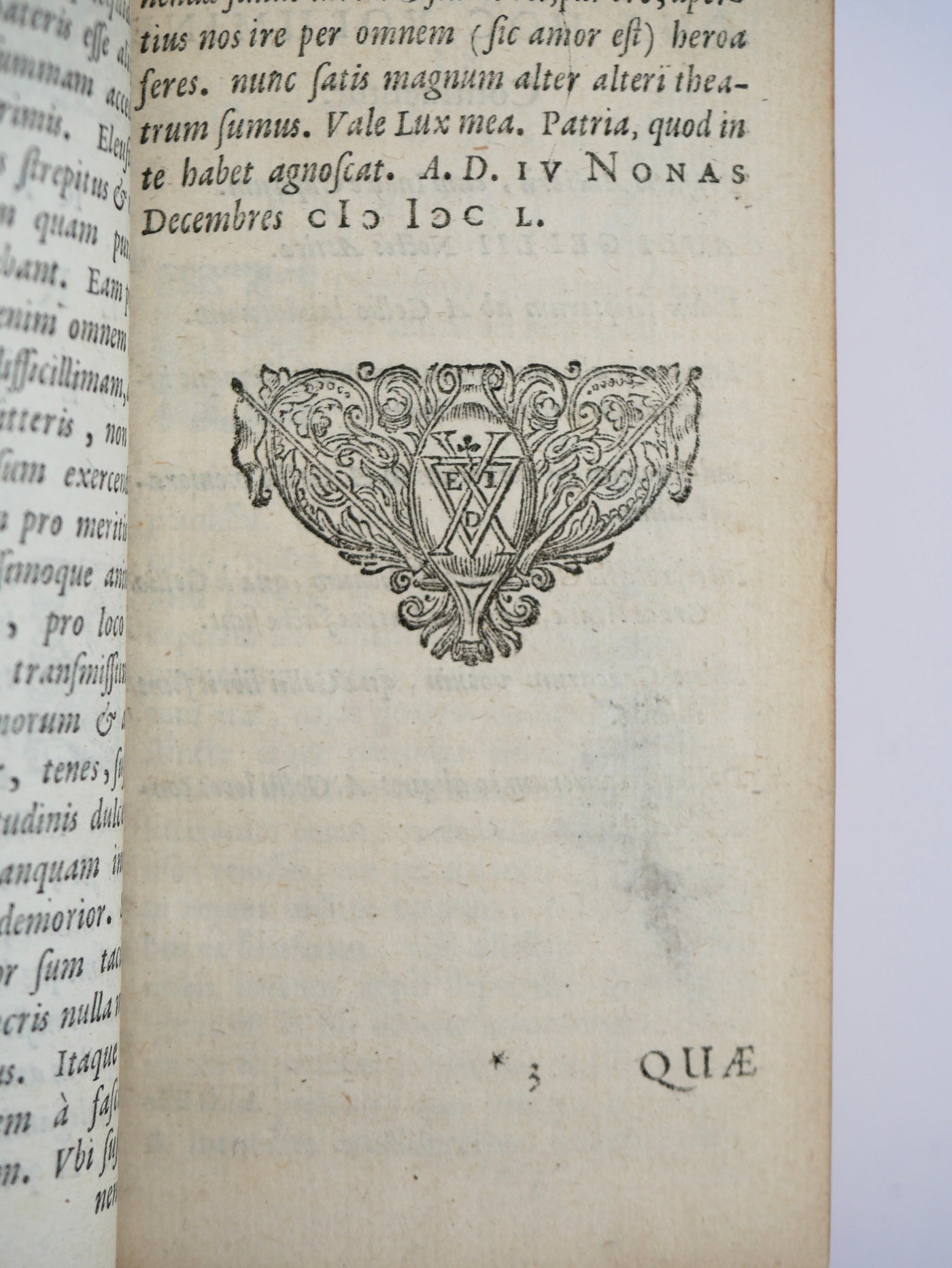 Elzevir Edition of Aulus Gellius’ Noctes Atticae