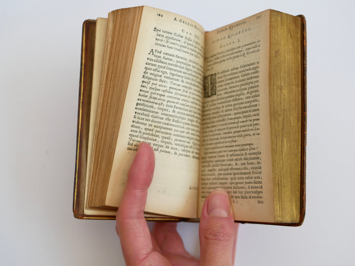 Elzevir Edition of Aulus Gellius’ Noctes Atticae