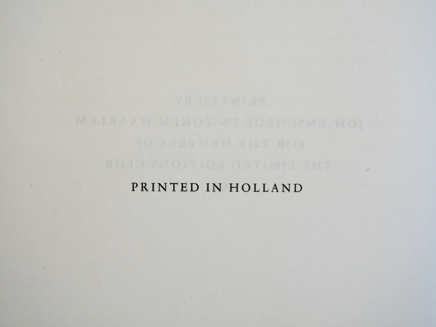 Homer in Pope's Augustan couplets, set by Jan van Krimpen — one of 1,500, signed by the great typographer