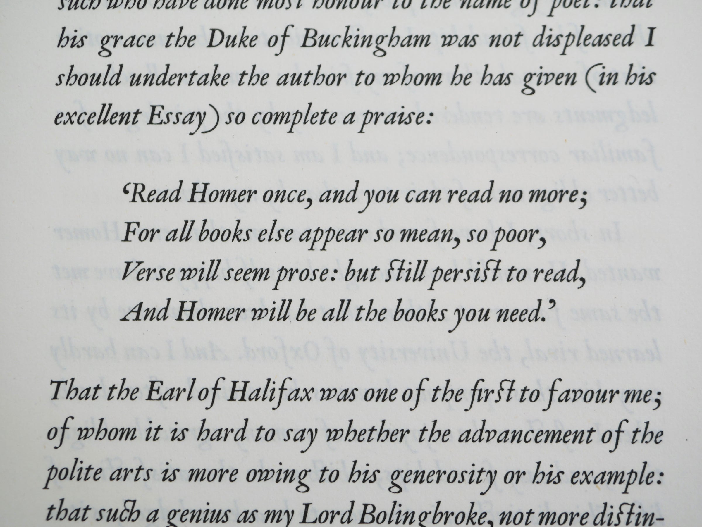Homer in Pope's Augustan couplets, set by Jan van Krimpen — one of 1,500, signed by the great typographer