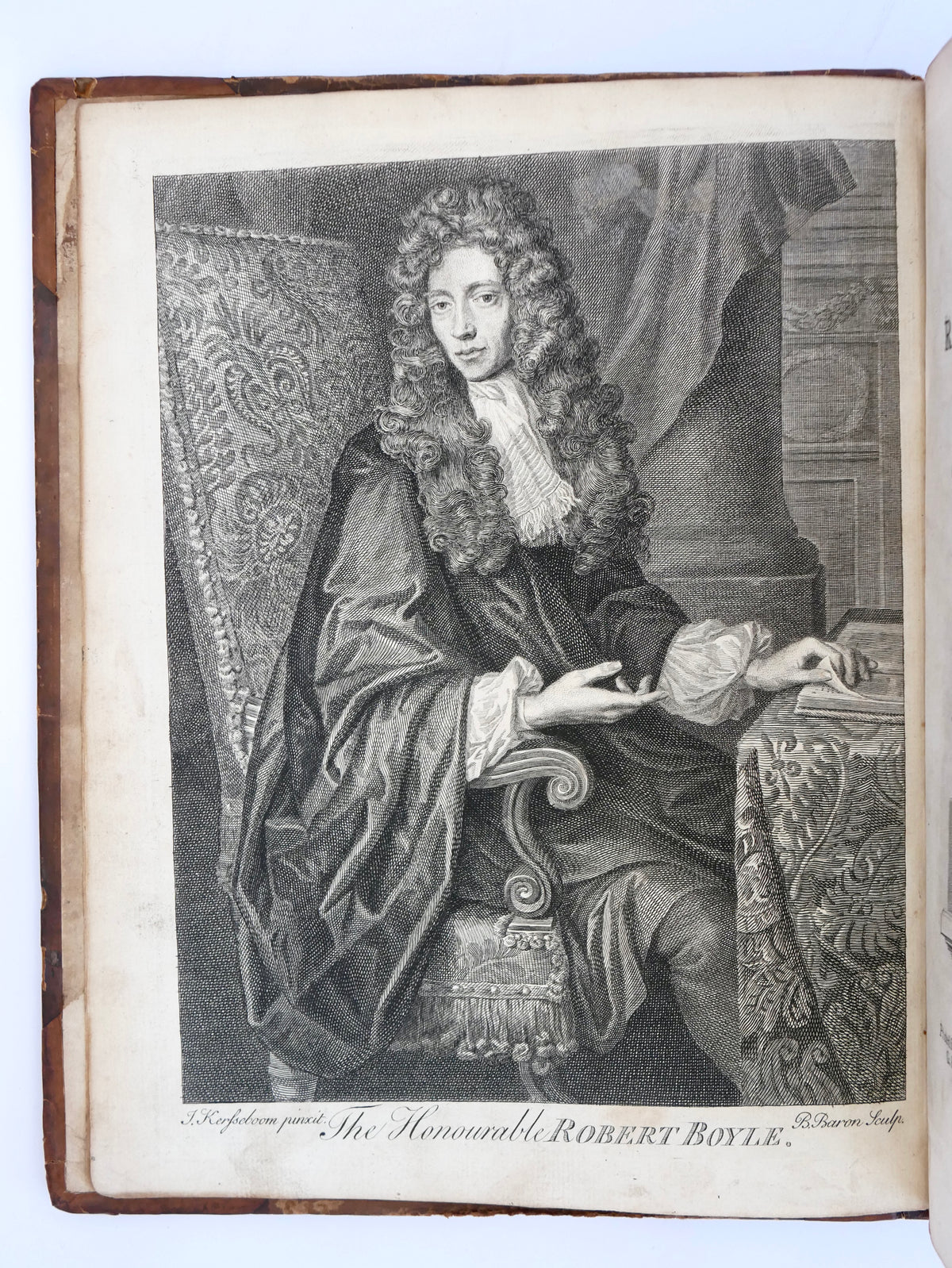 BOYLE, Robert. The Works of the Honourable Robert Boyle. In Six Volumes. London: J. and F. Rivington and others, 1772 — First Quarto Edition; Dunse Library Provenance