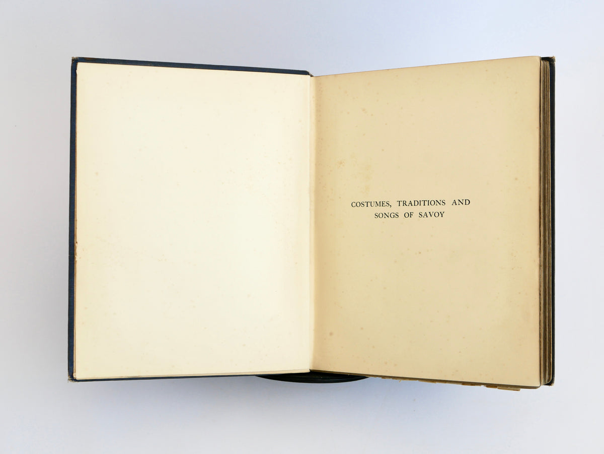 A painter-folklorist's record of a vanishing Alpine world — with fifty colour plates after the author's own pictures