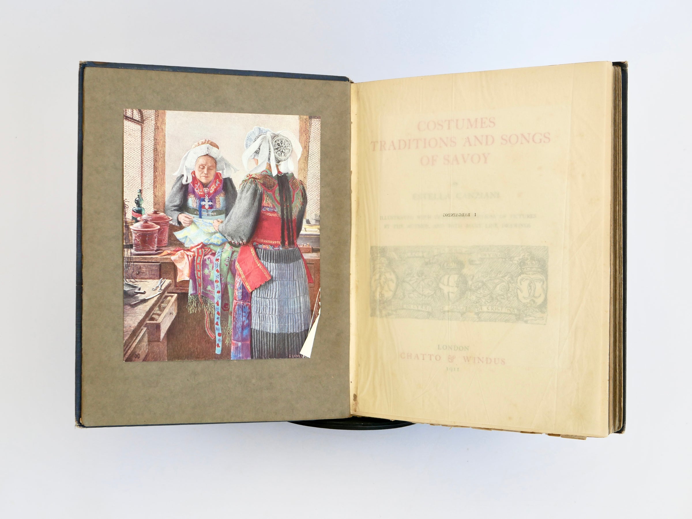 A painter-folklorist's record of a vanishing Alpine world — with fifty colour plates after the author's own pictures