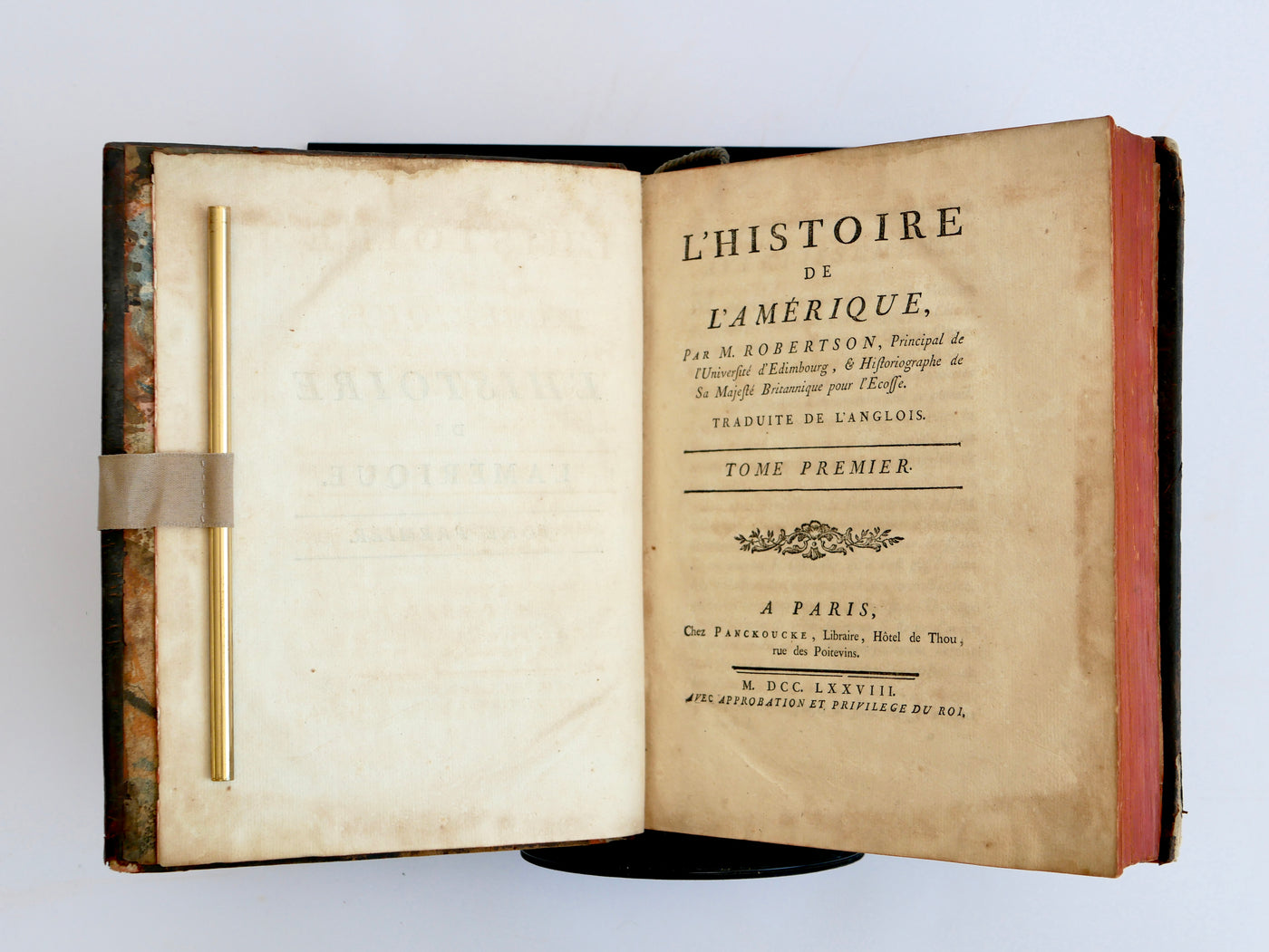 William Robertson, L'Histoire de l'Amérique, 1778 — The Scottish Enlightenment Discovers America