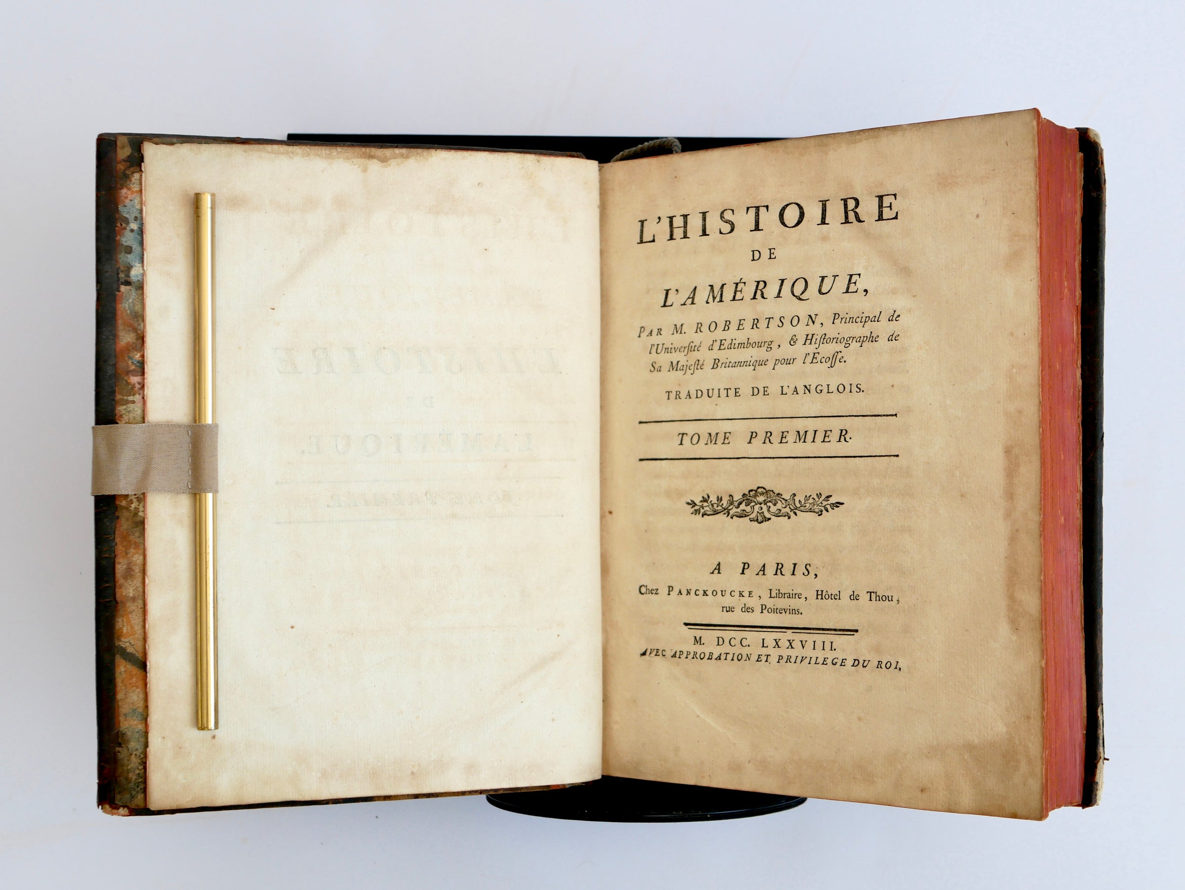 William Robertson, L'Histoire de l'Amérique, 1778 — The Scottish Enlightenment Discovers America