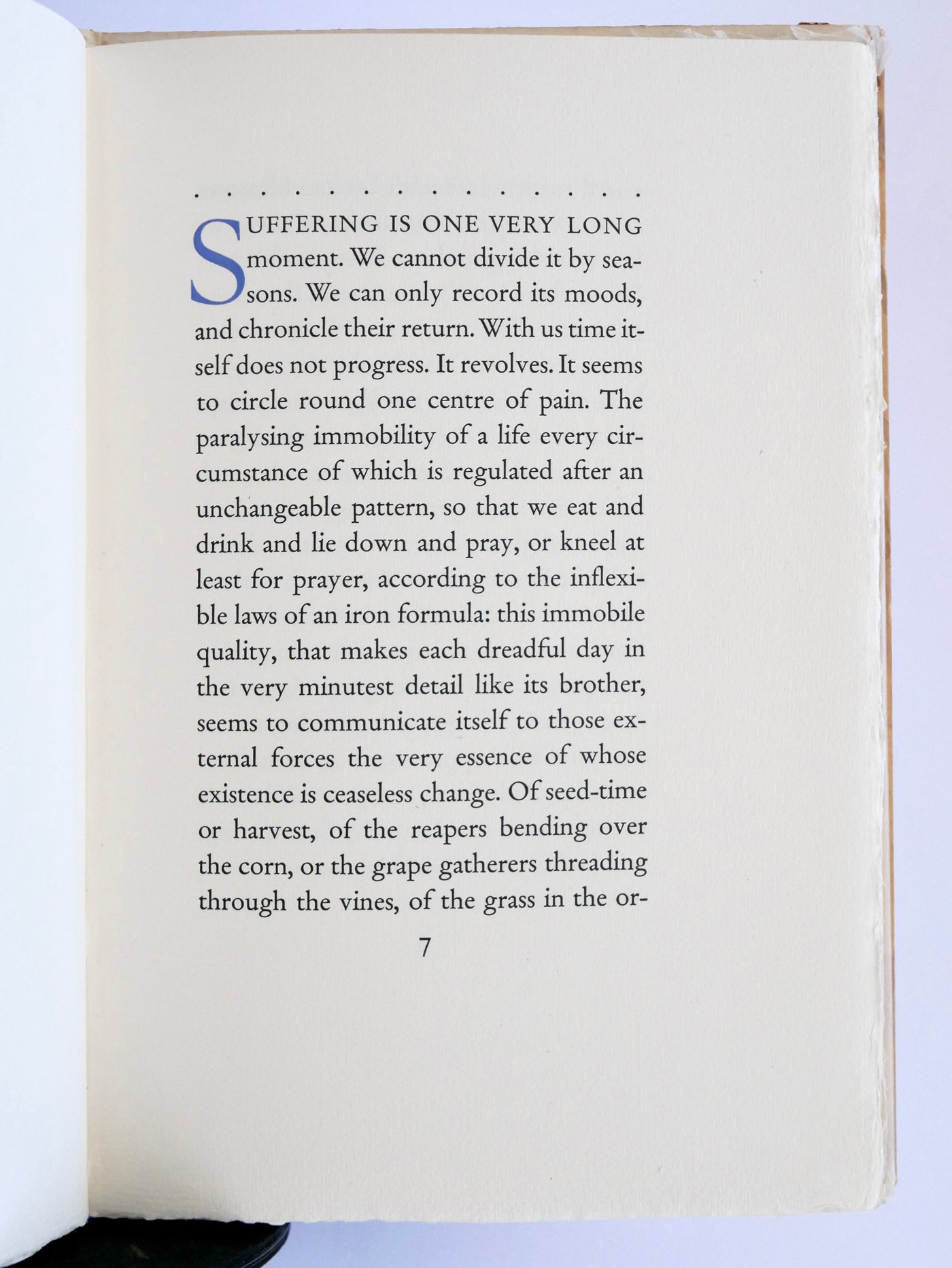 Wilde's De Profundis on Fabriano Handmade Paper