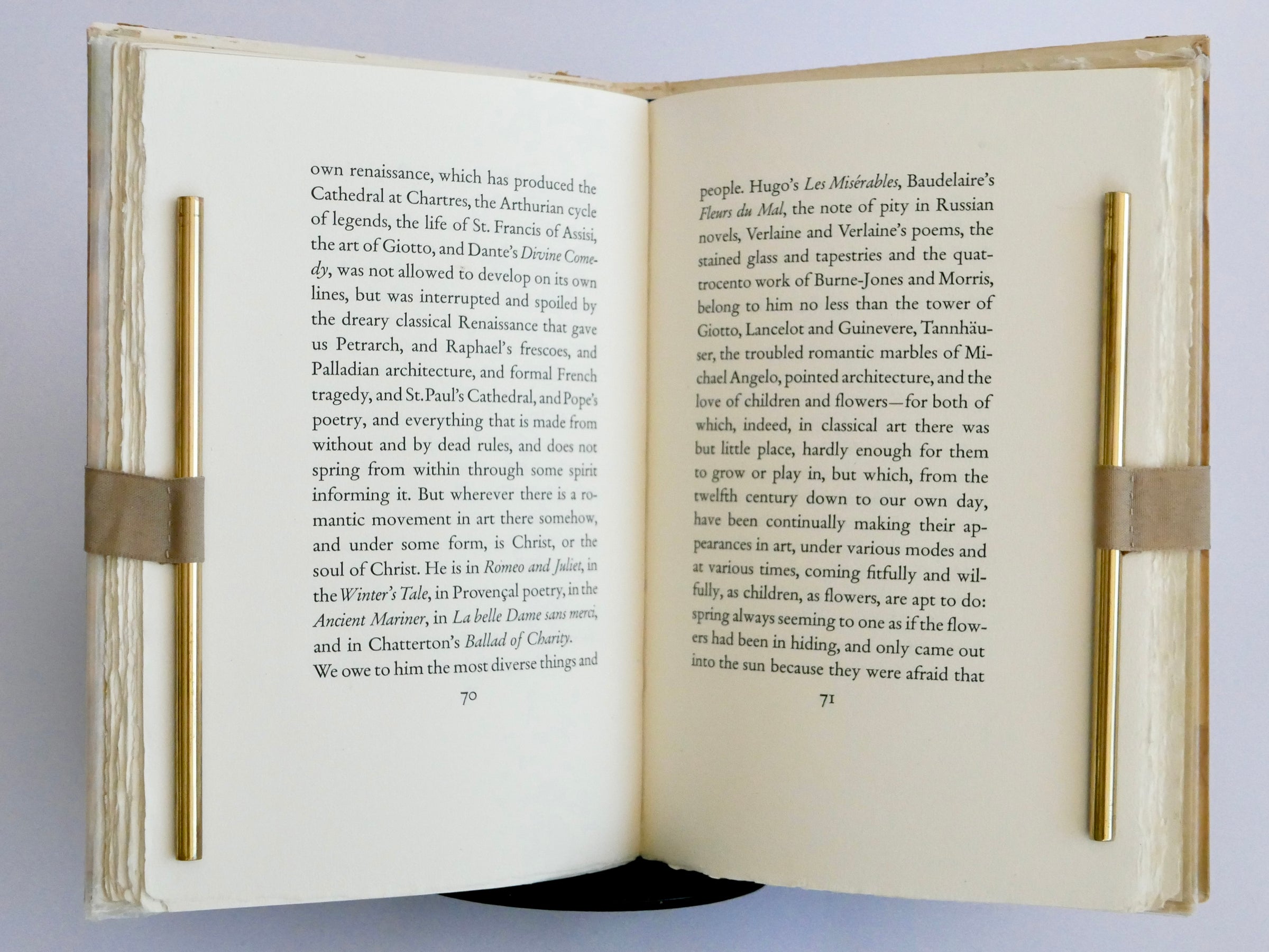 Wilde's De Profundis on Fabriano Handmade Paper