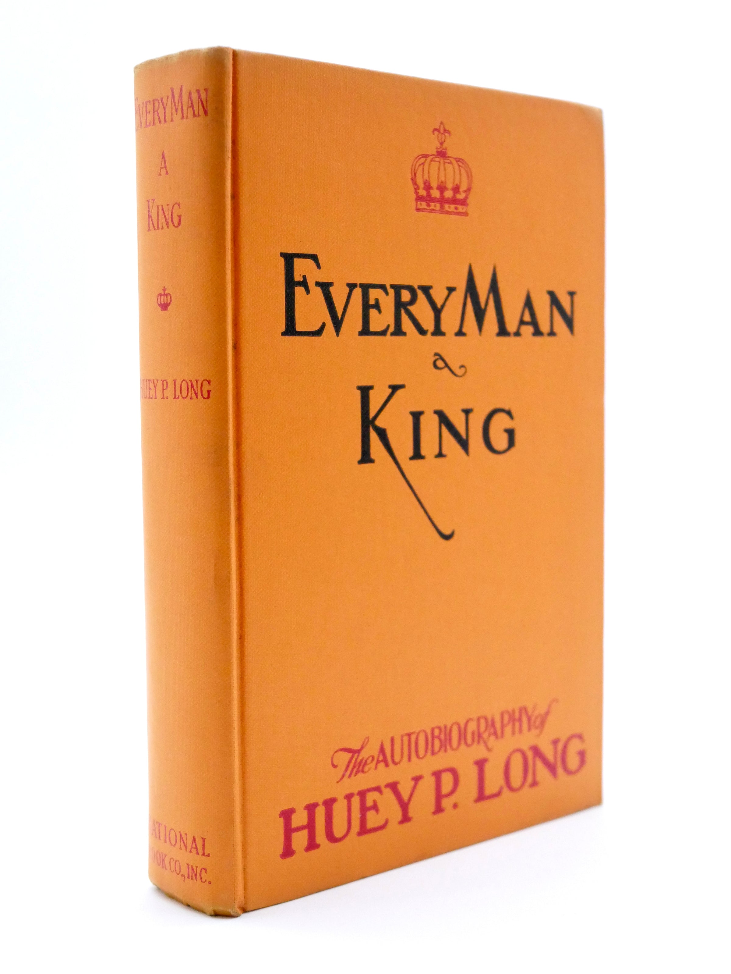 Huey P. Long’s Every Man a King — First Edition in the Original Gold Dust Jacket