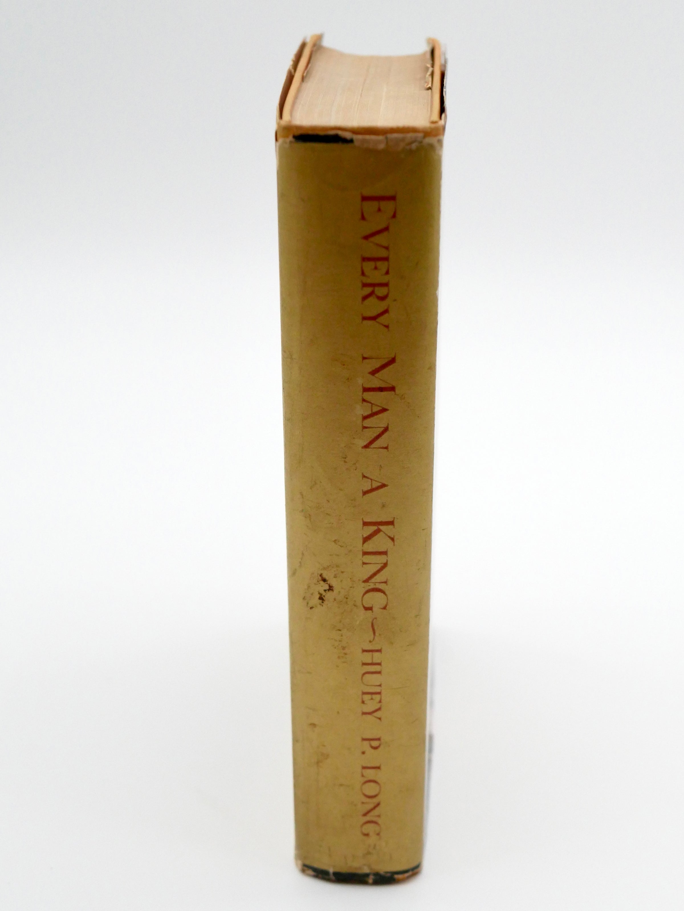 Huey P. Long’s Every Man a King — First Edition in the Original Gold Dust Jacket