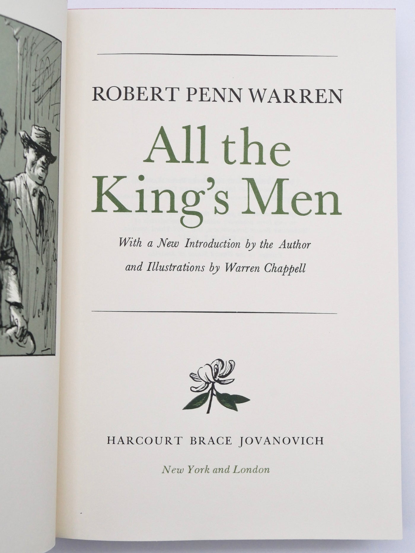 Robert Penn Warren’s All the King’s Men — Signed Illustrated Edition