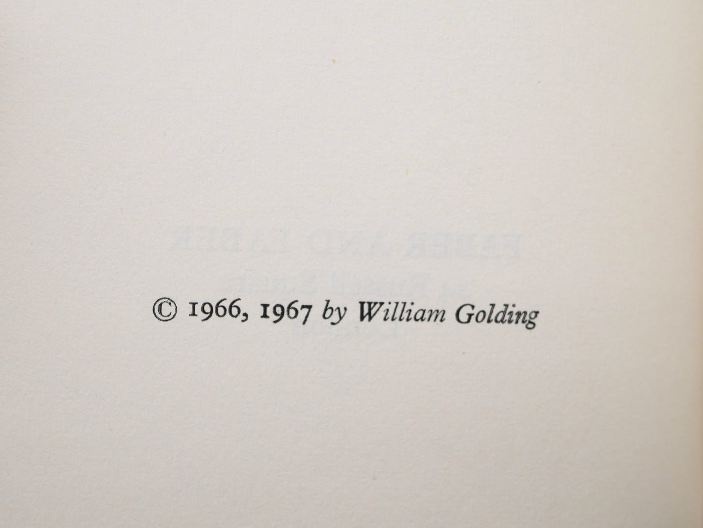 William Golding’s The Pyramid — First Edition