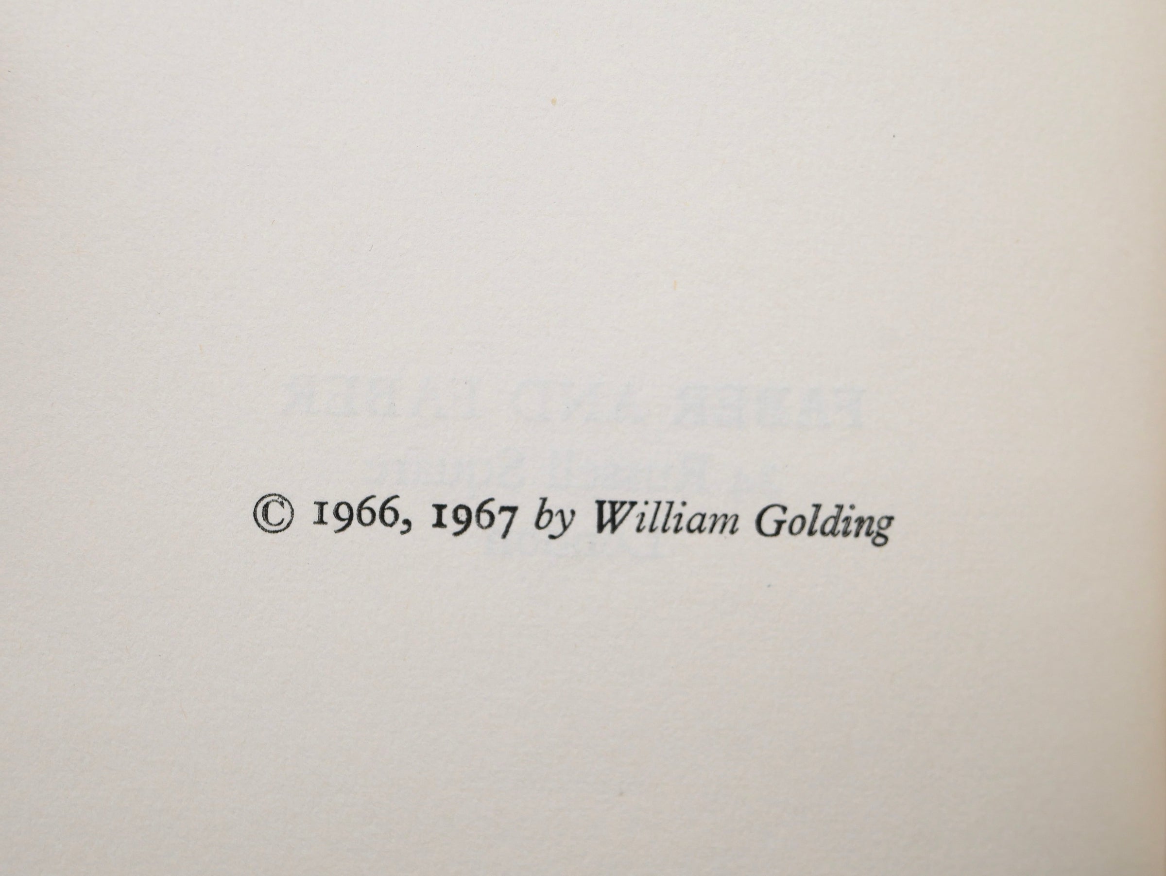 William Golding’s The Pyramid — First Edition