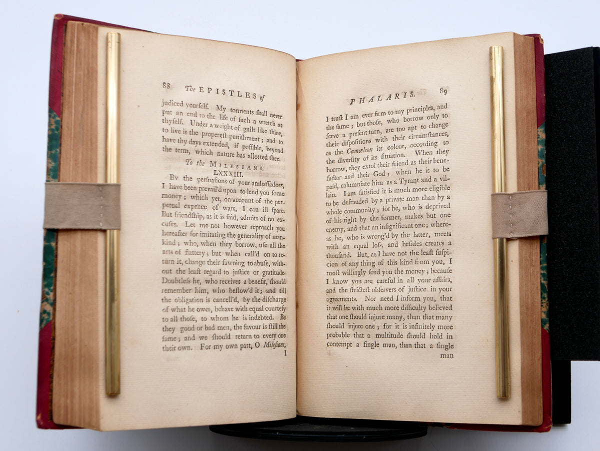 The letters of the tyrant of the brazen bull — the text at the heart of the great "Battle of the Books," in a handsome 1749 translation