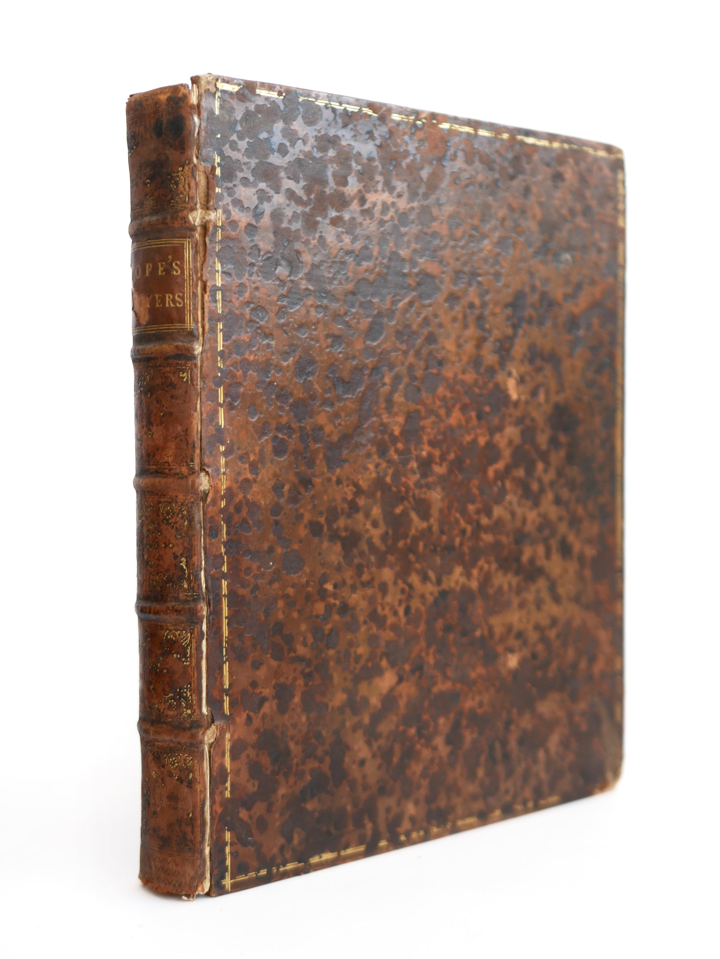 POPE, Alexander. Letters of Mr. Alexander Pope, and Several of his Friends, 1737 — The Subscription-Only Quarto of the First Authorised Edition, Snow-White Within, from the Monreith House Library