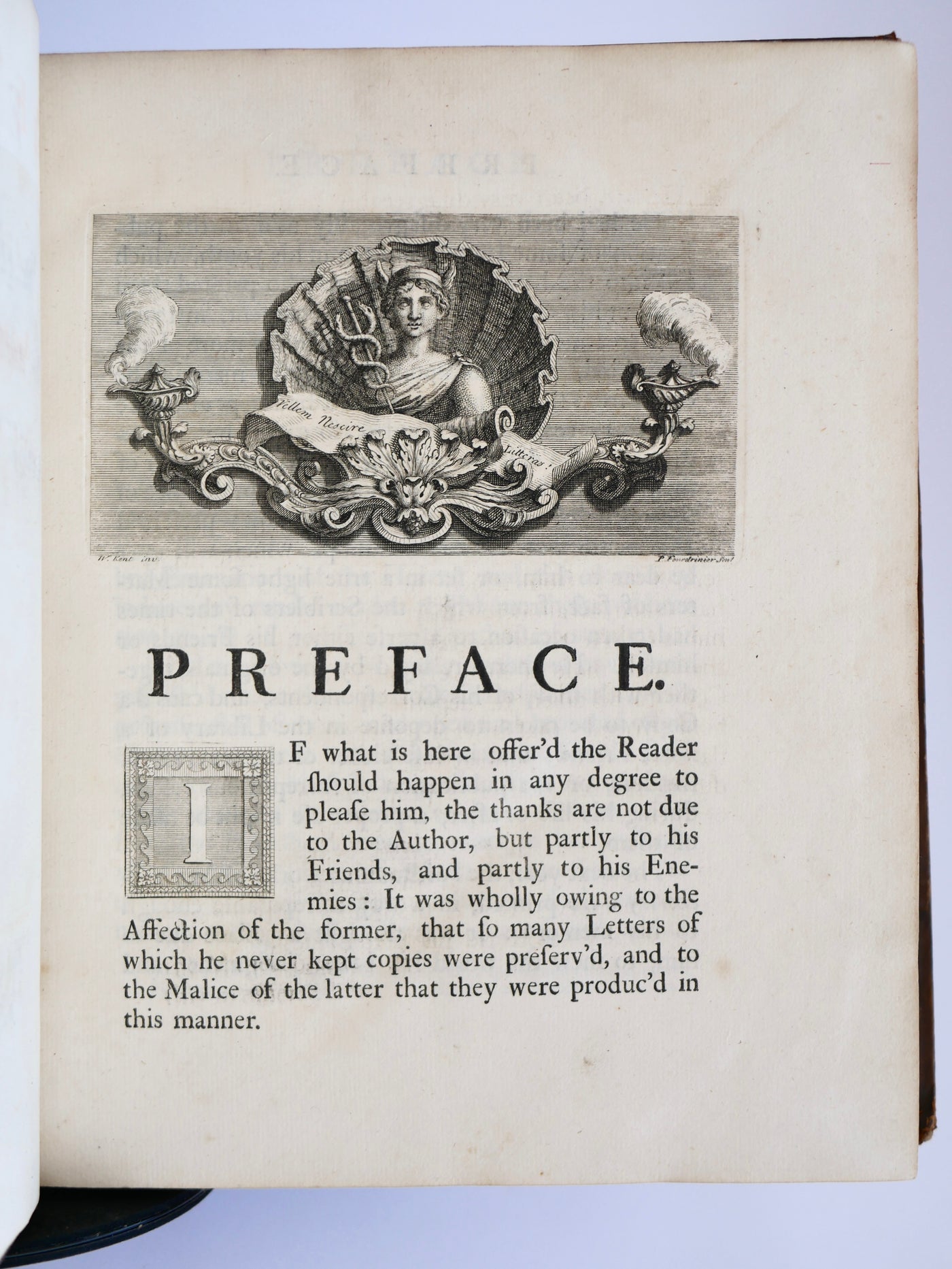 POPE, Alexander. Letters of Mr. Alexander Pope, and Several of his Friends, 1737 — The Subscription-Only Quarto of the First Authorised Edition, Snow-White Within, from the Monreith House Library