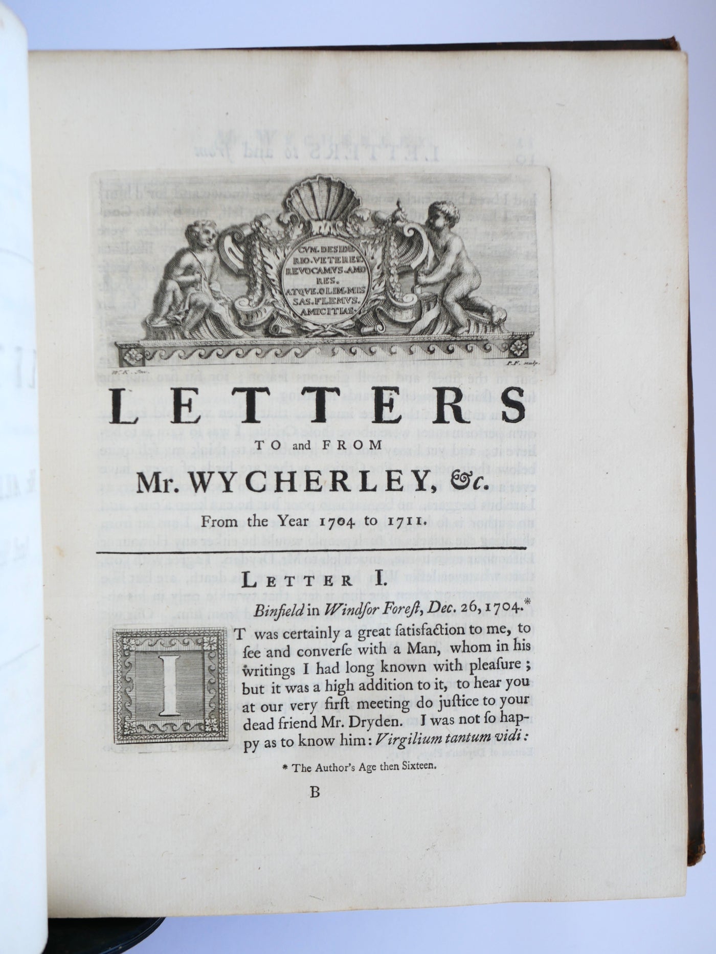 POPE, Alexander. Letters of Mr. Alexander Pope, and Several of his Friends, 1737 — The Subscription-Only Quarto of the First Authorised Edition, Snow-White Within, from the Monreith House Library