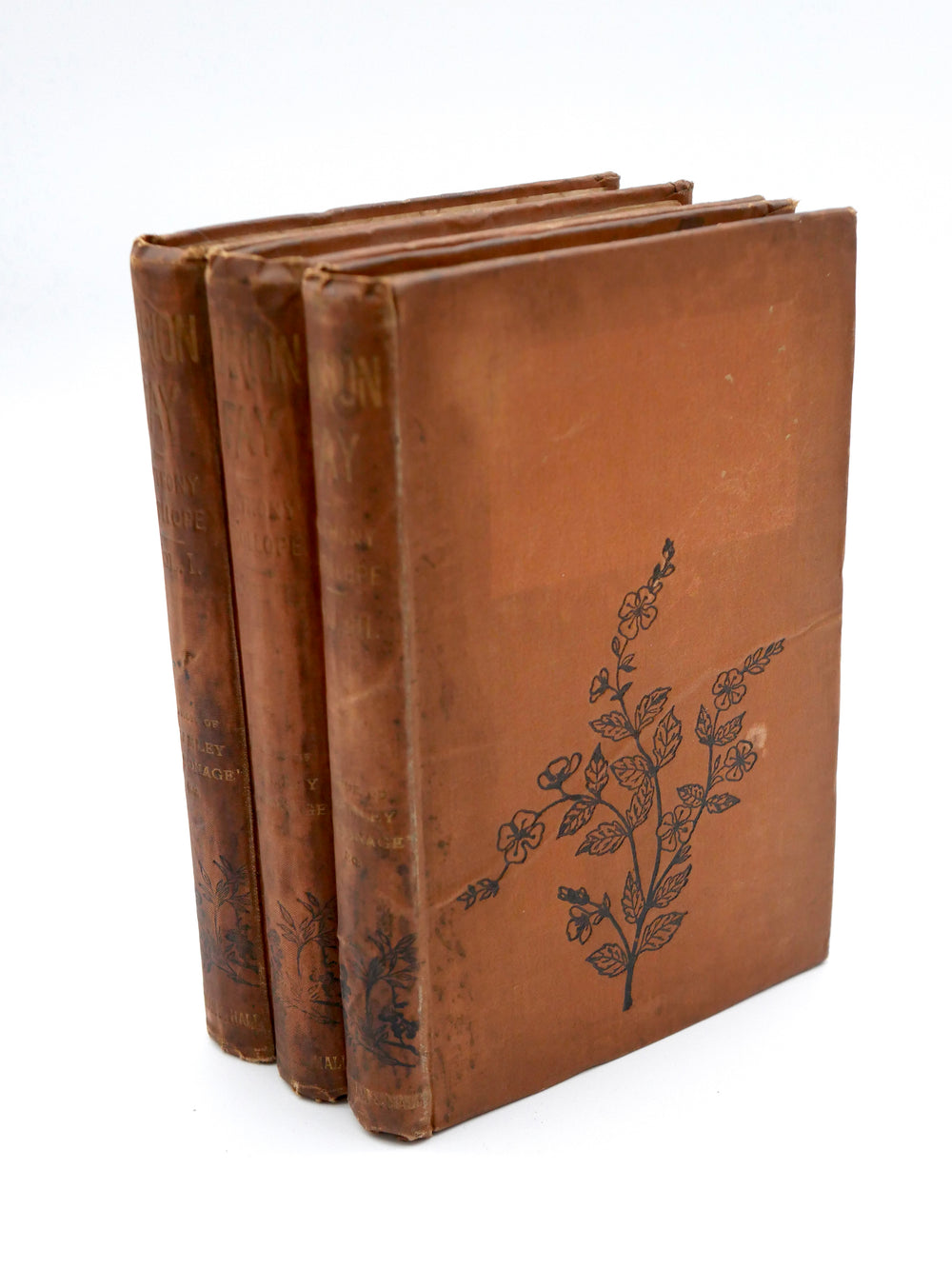 A late Trollope triple-decker in the original three volumes — a novel of love across the barriers of rank