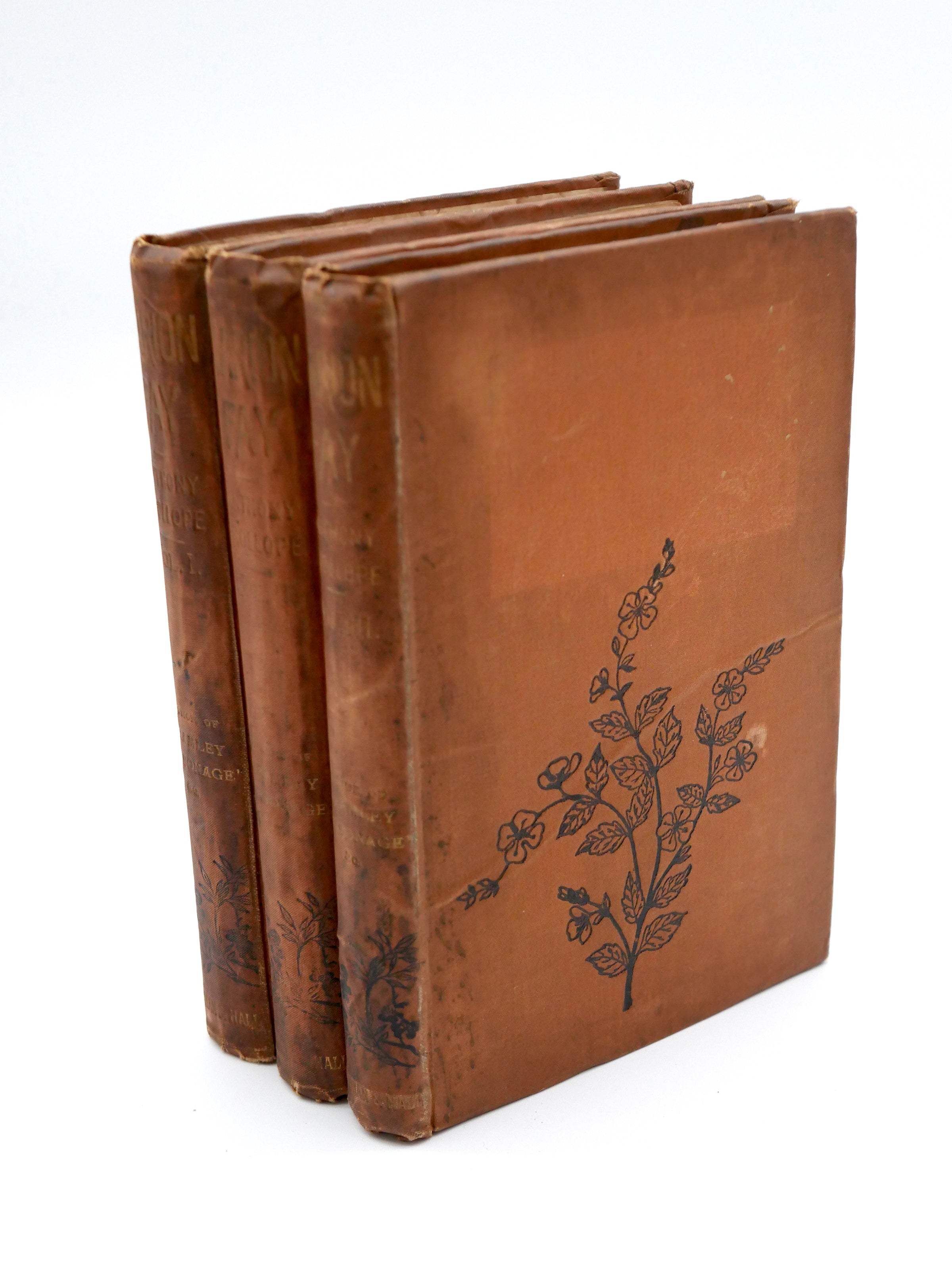 A late Trollope triple-decker in the original three volumes — a novel of love across the barriers of rank