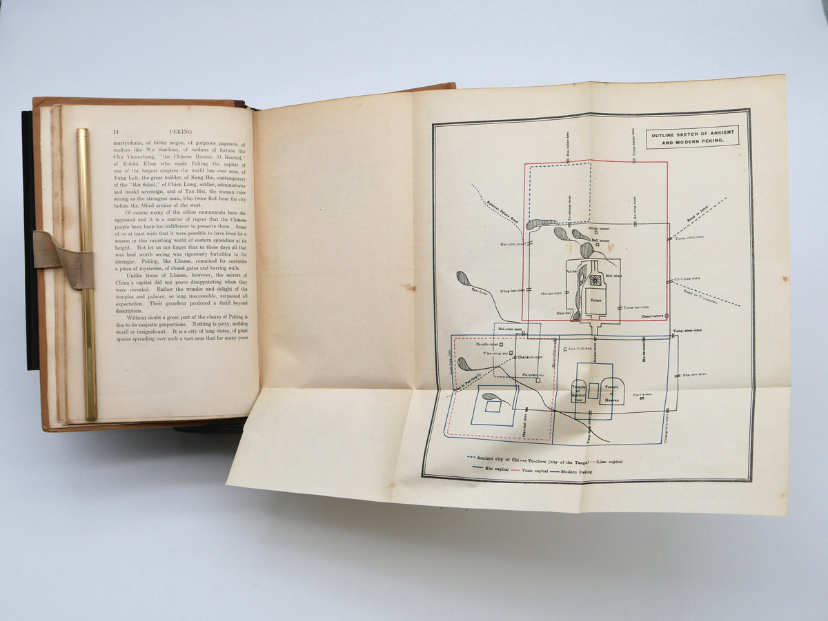 The great intimate guide to old Peking — an insider's portrait of the imperial city, in the first edition with five folding maps