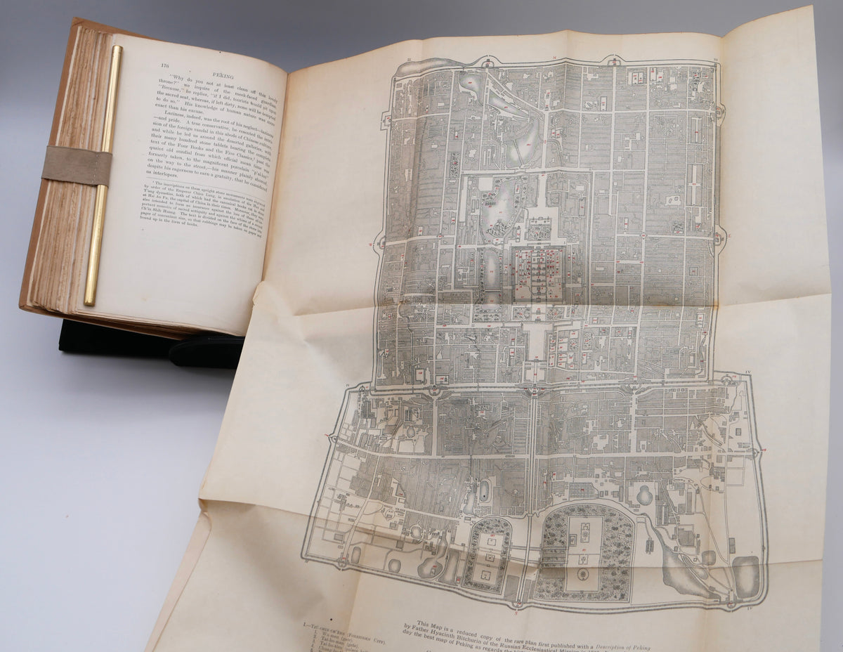 The great intimate guide to old Peking — an insider's portrait of the imperial city, in the first edition with five folding maps