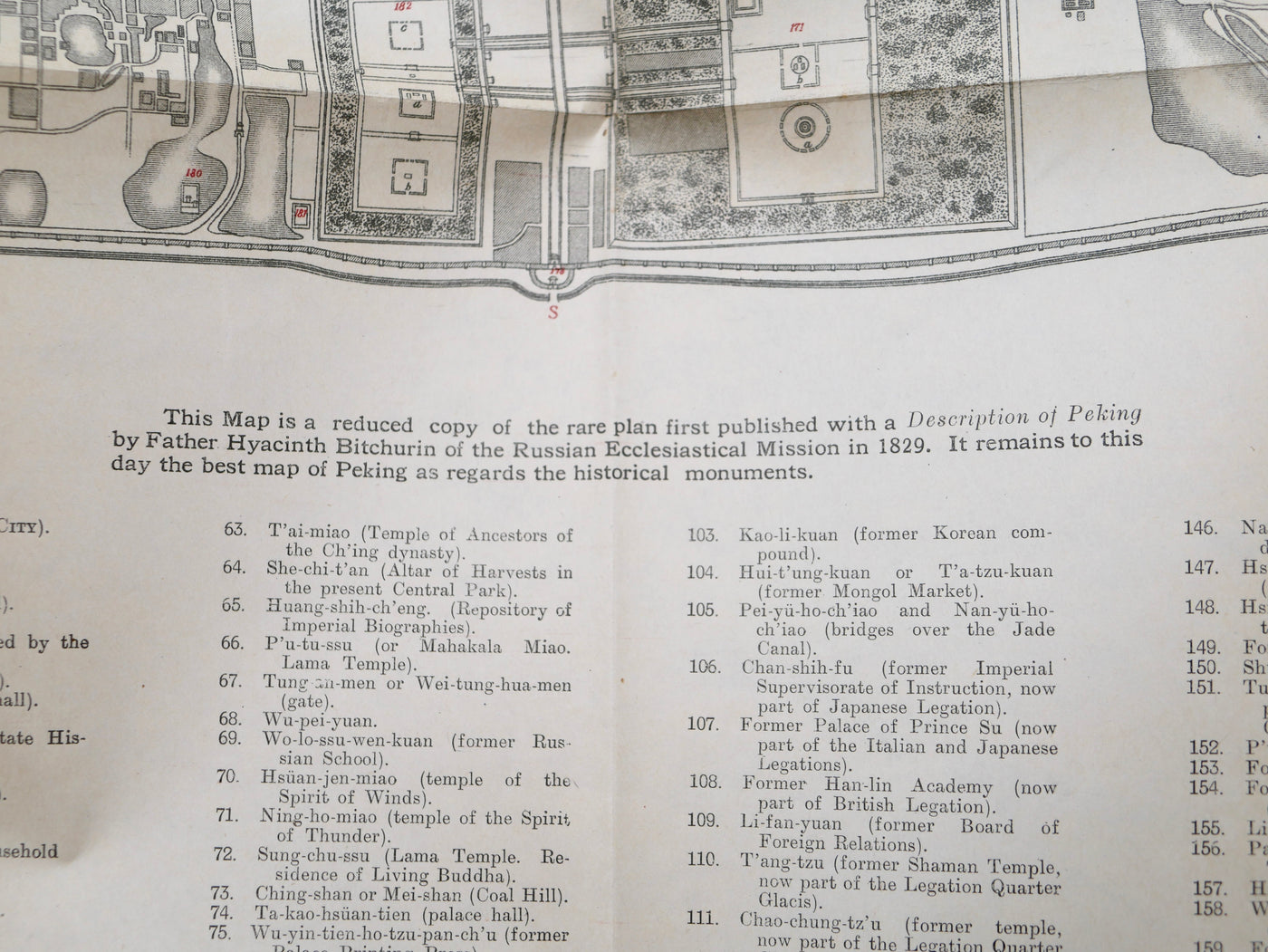 The great intimate guide to old Peking — an insider's portrait of the imperial city, in the first edition with five folding maps