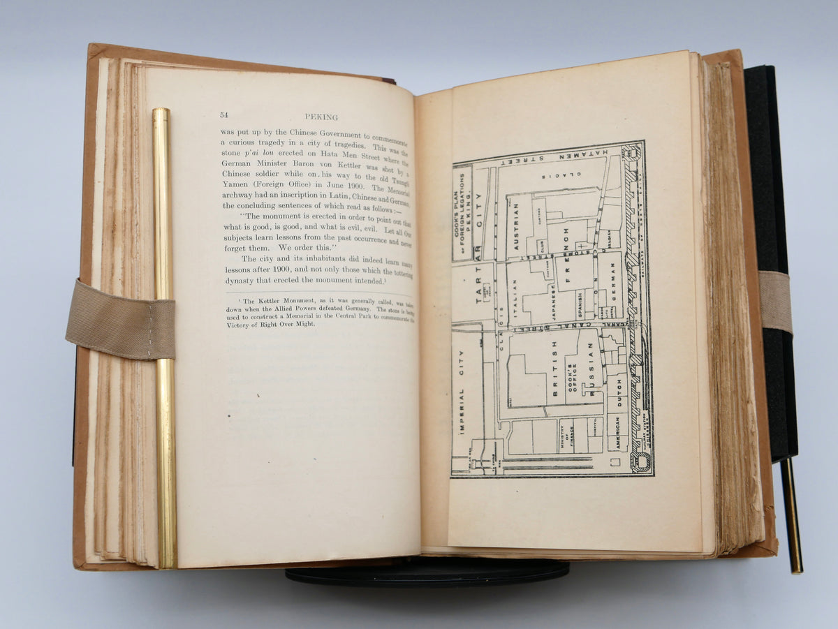 The great intimate guide to old Peking — an insider's portrait of the imperial city, in the first edition with five folding maps