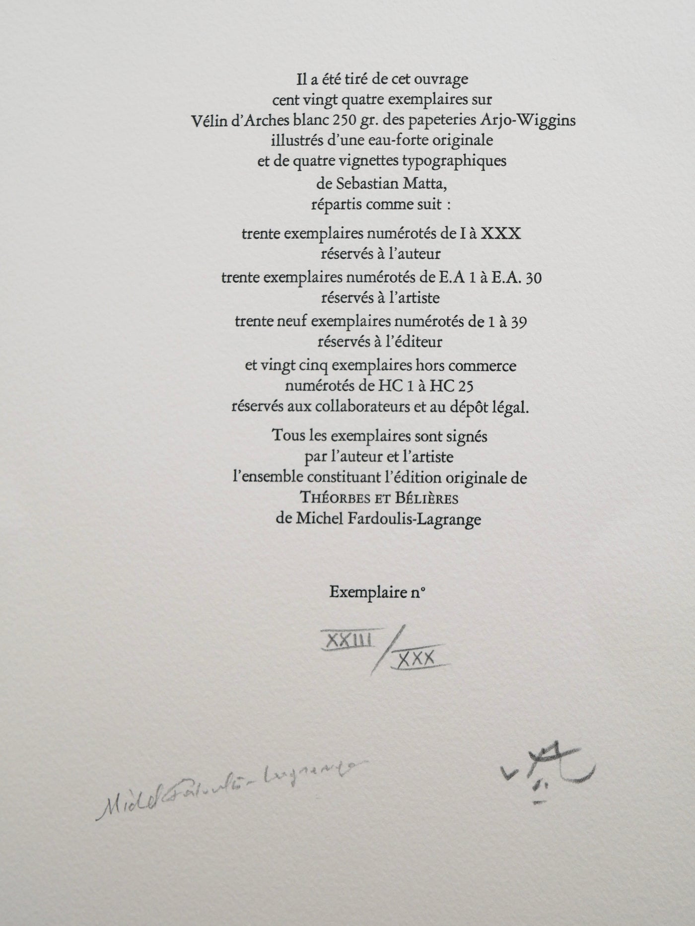 Théorbes et Bélières — Sebastian Matta’s Surrealist Livre d’Artiste