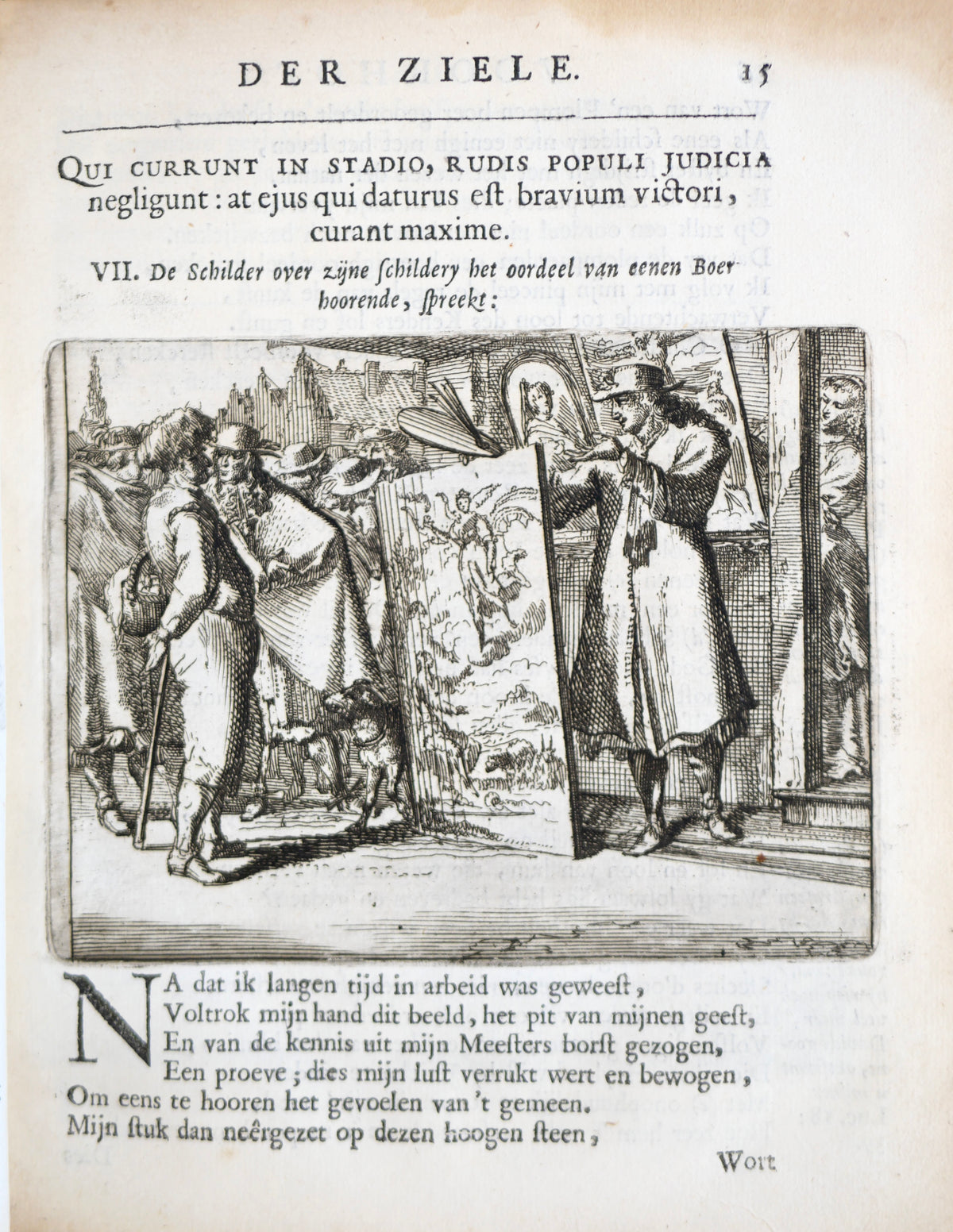 From the Rembrandt Circle: Het Voorhof der Ziele — Frans van Hoogstraten, Rotterdam 1668. First Edition, First Issue, with 60 Etchings by Romeyn de Hooghe