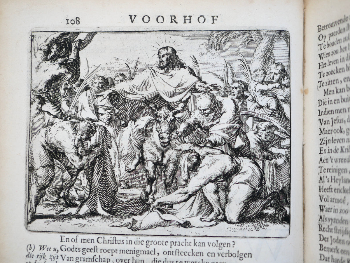 From the Rembrandt Circle: Het Voorhof der Ziele — Frans van Hoogstraten, Rotterdam 1668. First Edition, First Issue, with 60 Etchings by Romeyn de Hooghe