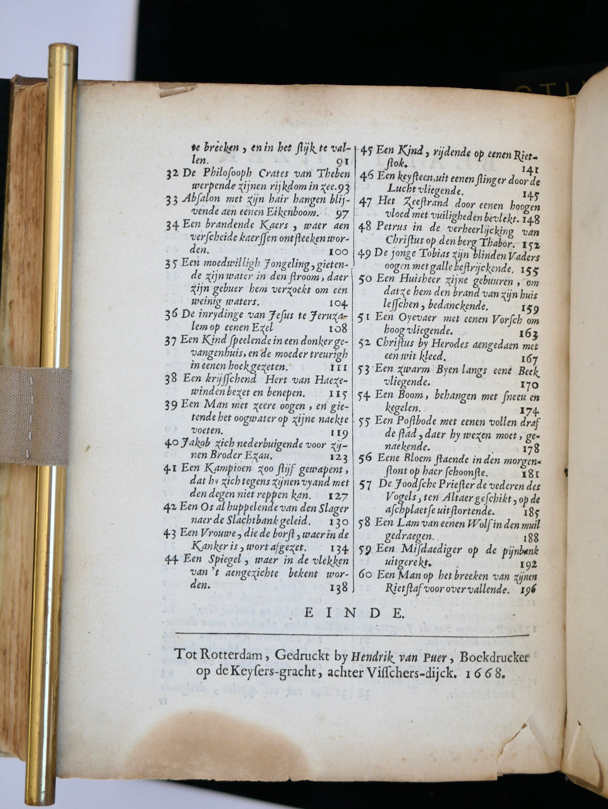 From the Rembrandt Circle: Het Voorhof der Ziele — Frans van Hoogstraten, Rotterdam 1668. First Edition, First Issue, with 60 Etchings by Romeyn de Hooghe