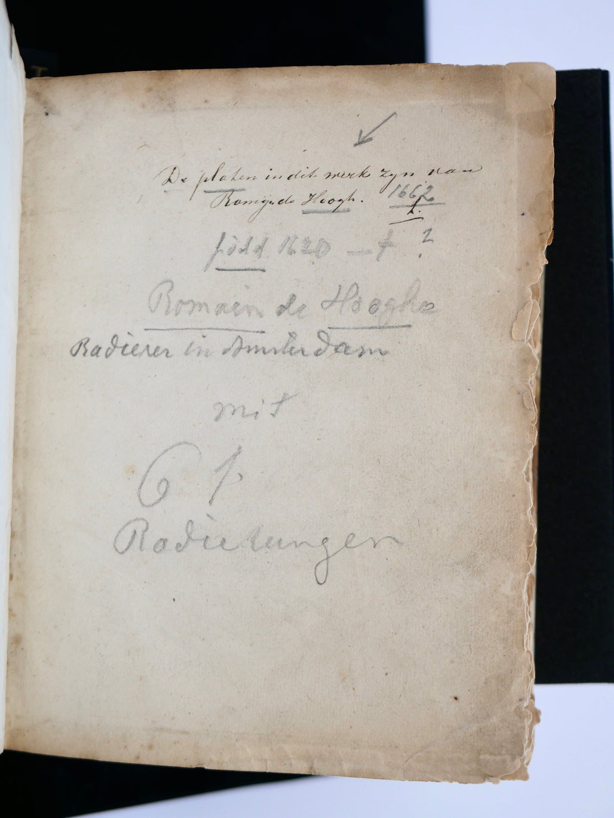 From the Rembrandt Circle: Het Voorhof der Ziele — Frans van Hoogstraten, Rotterdam 1668. First Edition, First Issue, with 60 Etchings by Romeyn de Hooghe