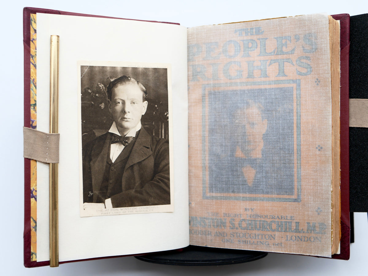 The People’s Rights — Winston S. Churchill — First Edition, Second Issue, London, 1910, in Half Morocco