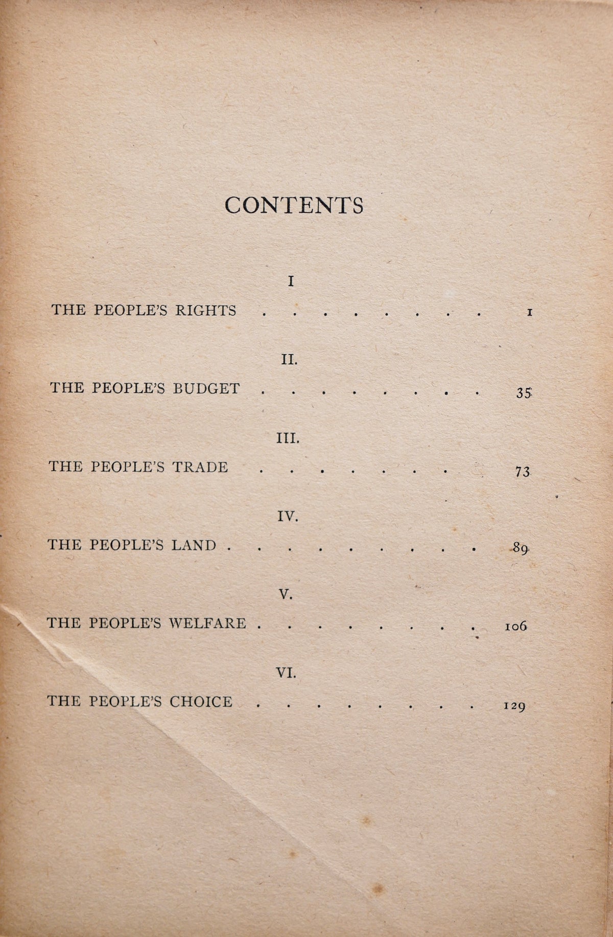 The People’s Rights — Winston S. Churchill — First Edition, Second Issue, London, 1910, in Half Morocco