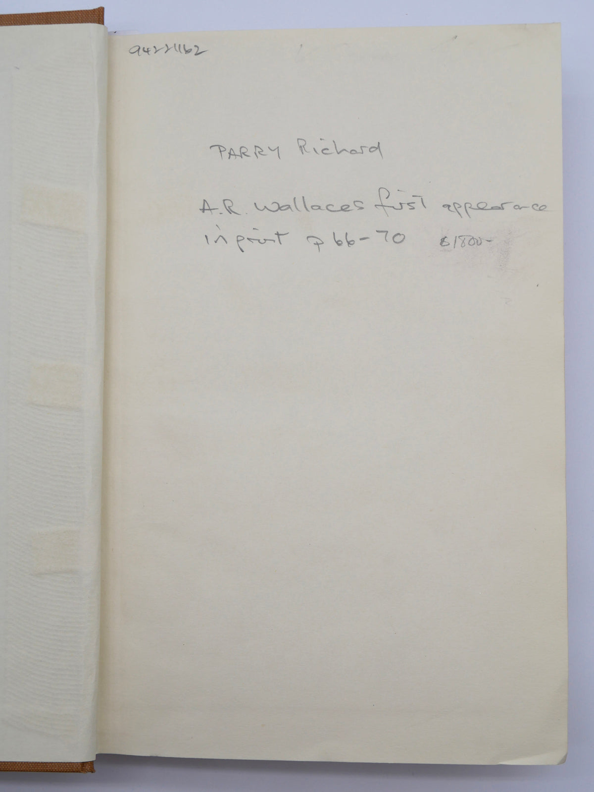 The History of Kington — With Alfred Russel Wallace’s Prize Essay — First Edition, Kington, 1845