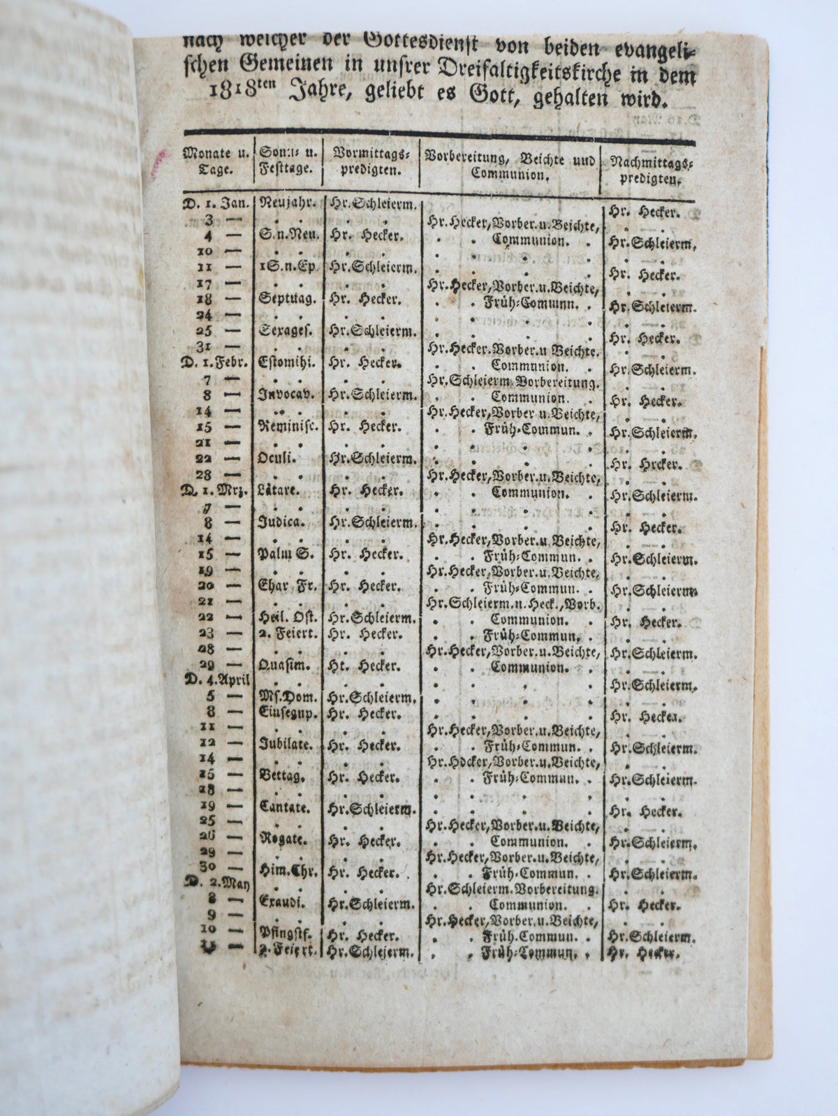 Schleiermacher’s Sermon for the 1817 Reformation Jubilee — First Edition, Berlin 1818 — Bound with Nietzsche, Zarathustra III (1943)
