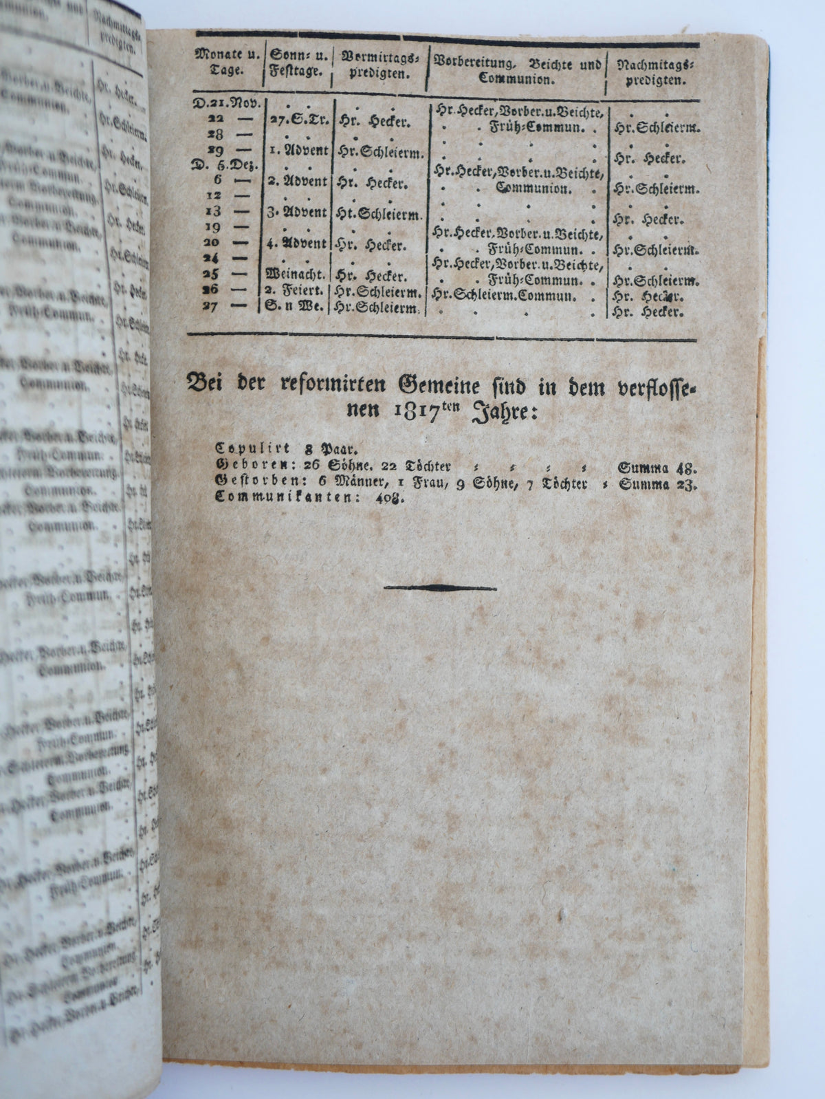 Schleiermacher’s Sermon for the 1817 Reformation Jubilee — First Edition, Berlin 1818 — Bound with Nietzsche, Zarathustra III (1943)