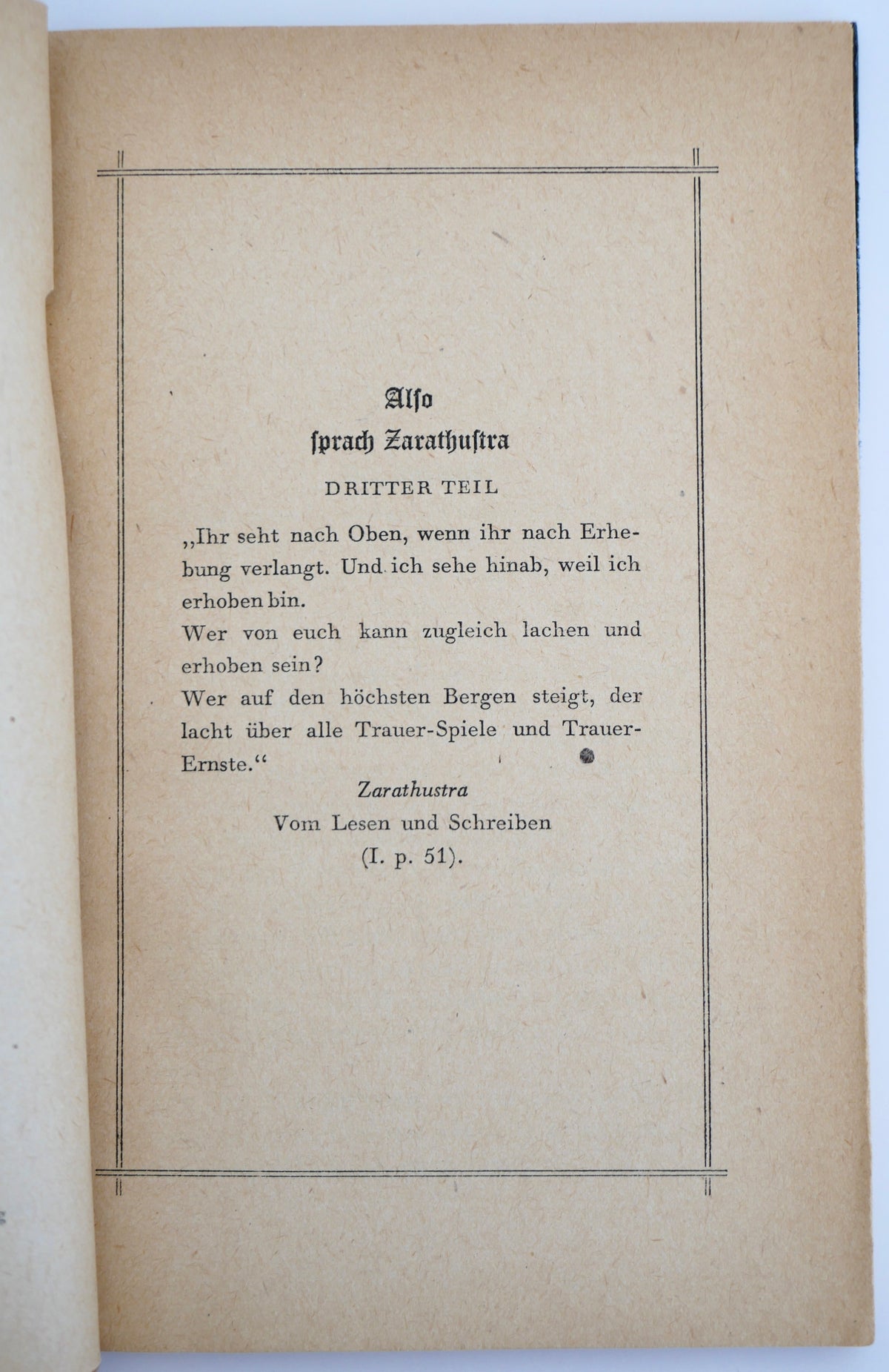 Schleiermacher’s Sermon for the 1817 Reformation Jubilee — First Edition, Berlin 1818 — Bound with Nietzsche, Zarathustra III (1943)