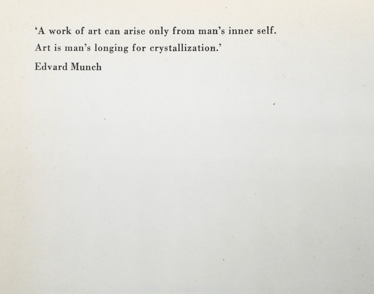 The Graphic Art of Edvard Munch — Werner Timm — New York Graphic Society