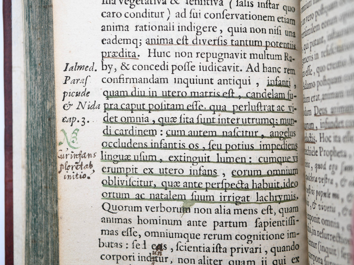 De resurrectione mortuorum (1636) — Menasseh ben Israel’s First Edition, with Manuscript Corrections and Waisenhaus Provenance