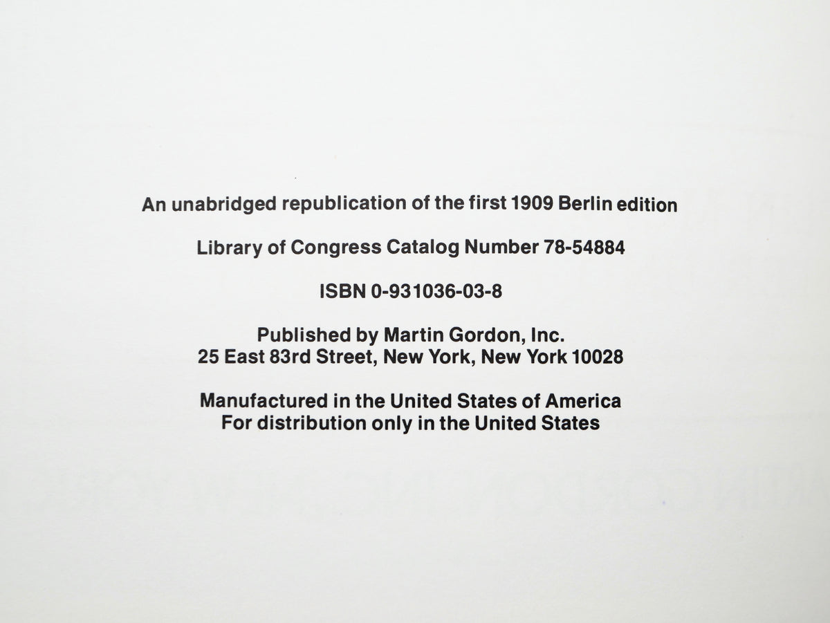 Max Klingers Radierungen, Stiche und Steindrucke — Hans Wolfgang Singer’s Catalogue Raisonné — New York Reprint, 1978