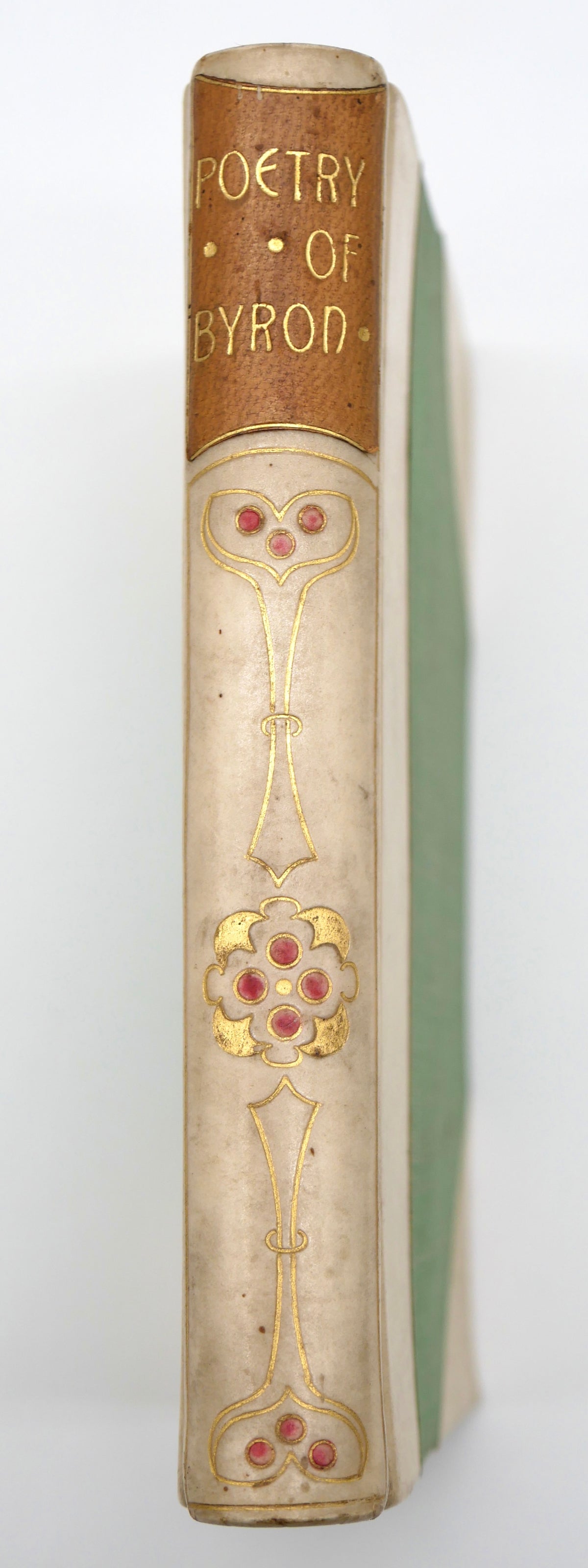 Poetry of Byron — Art Nouveau Half-Vellum Binding from Truslove & Hanson