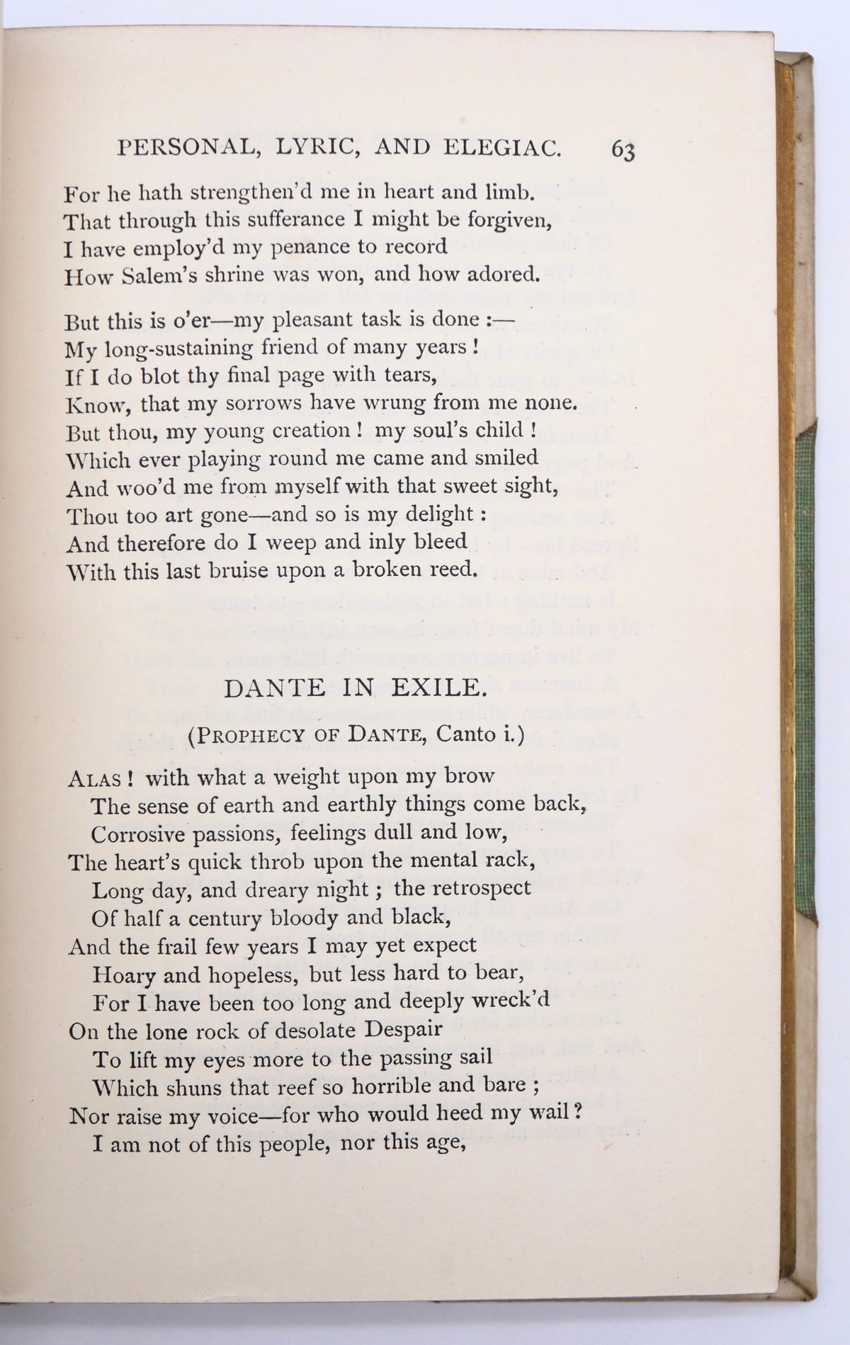 Poetry of Byron — Art Nouveau Half-Vellum Binding from Truslove & Hanson