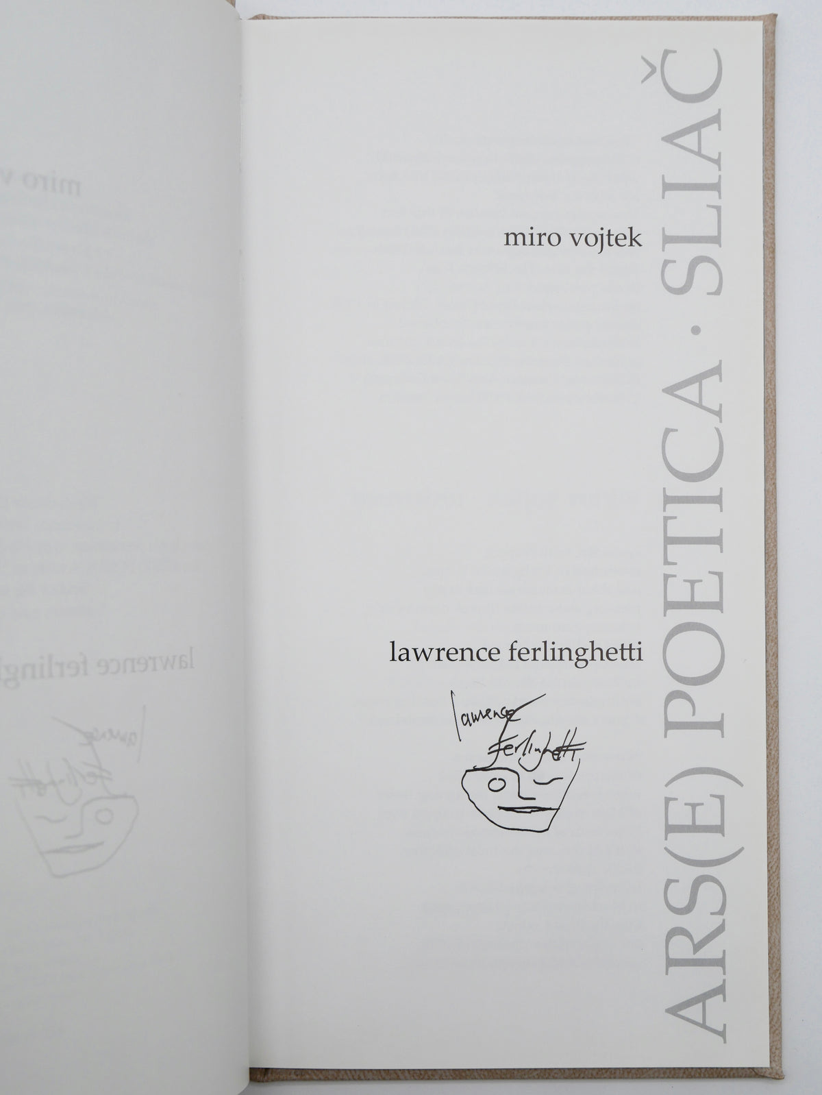Ars(e) Poetica · Sliač — Lawrence Ferlinghetti — Bratislava, 2003
